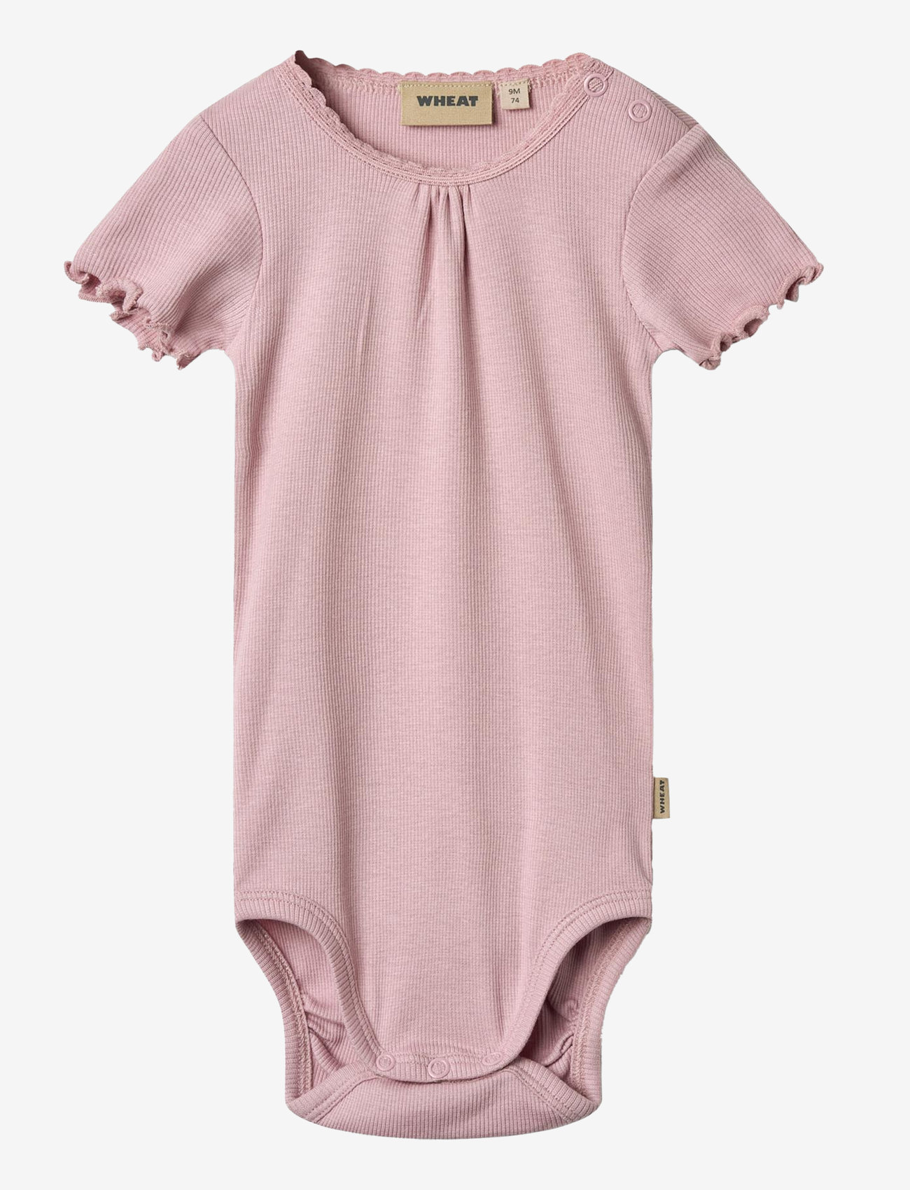 Wheat - Rib Body S/S Edna - laveste priser - lavender mist - 0