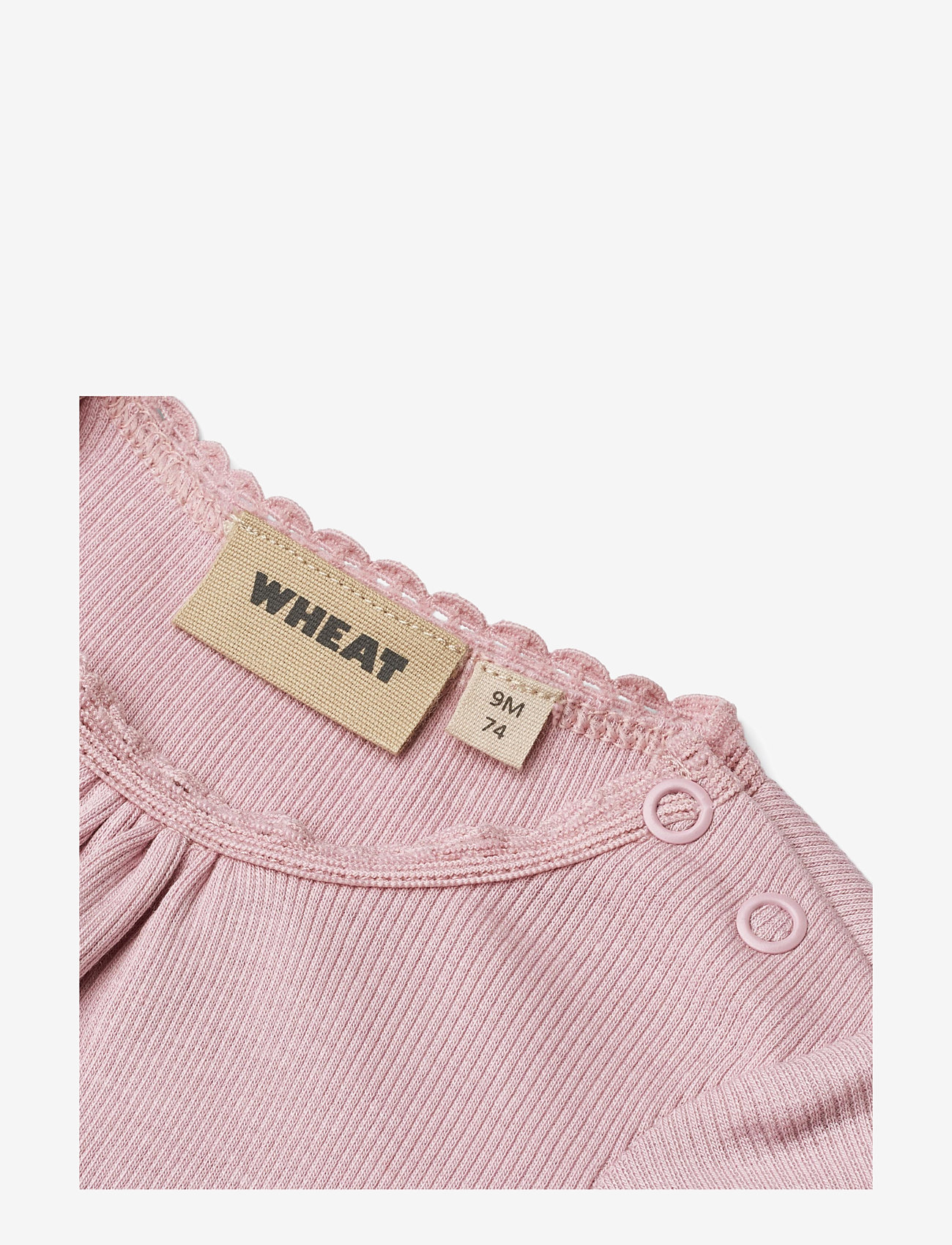 Wheat - Rib Body S/S Edna - laveste priser - lavender mist - 2