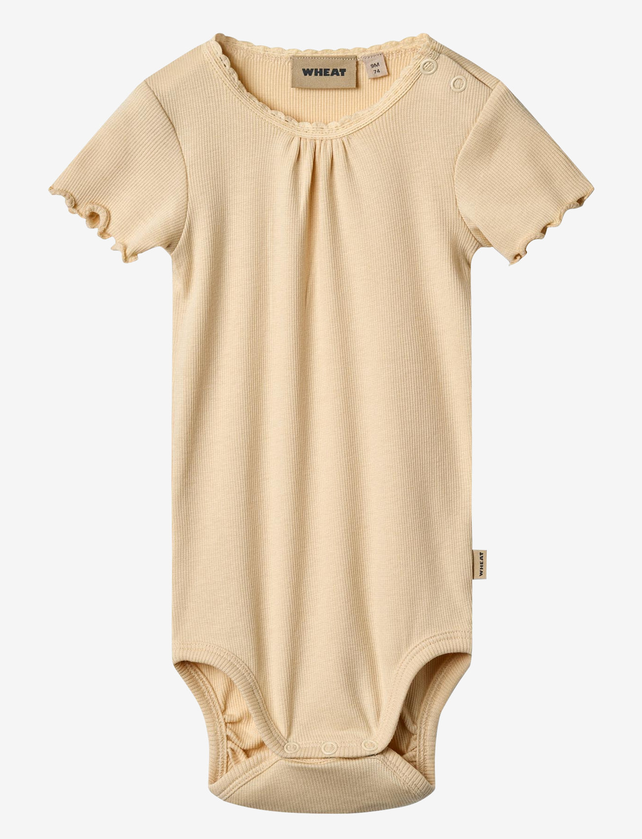 Wheat - Rib Body S/S Edna - laveste priser - macadamia - 0