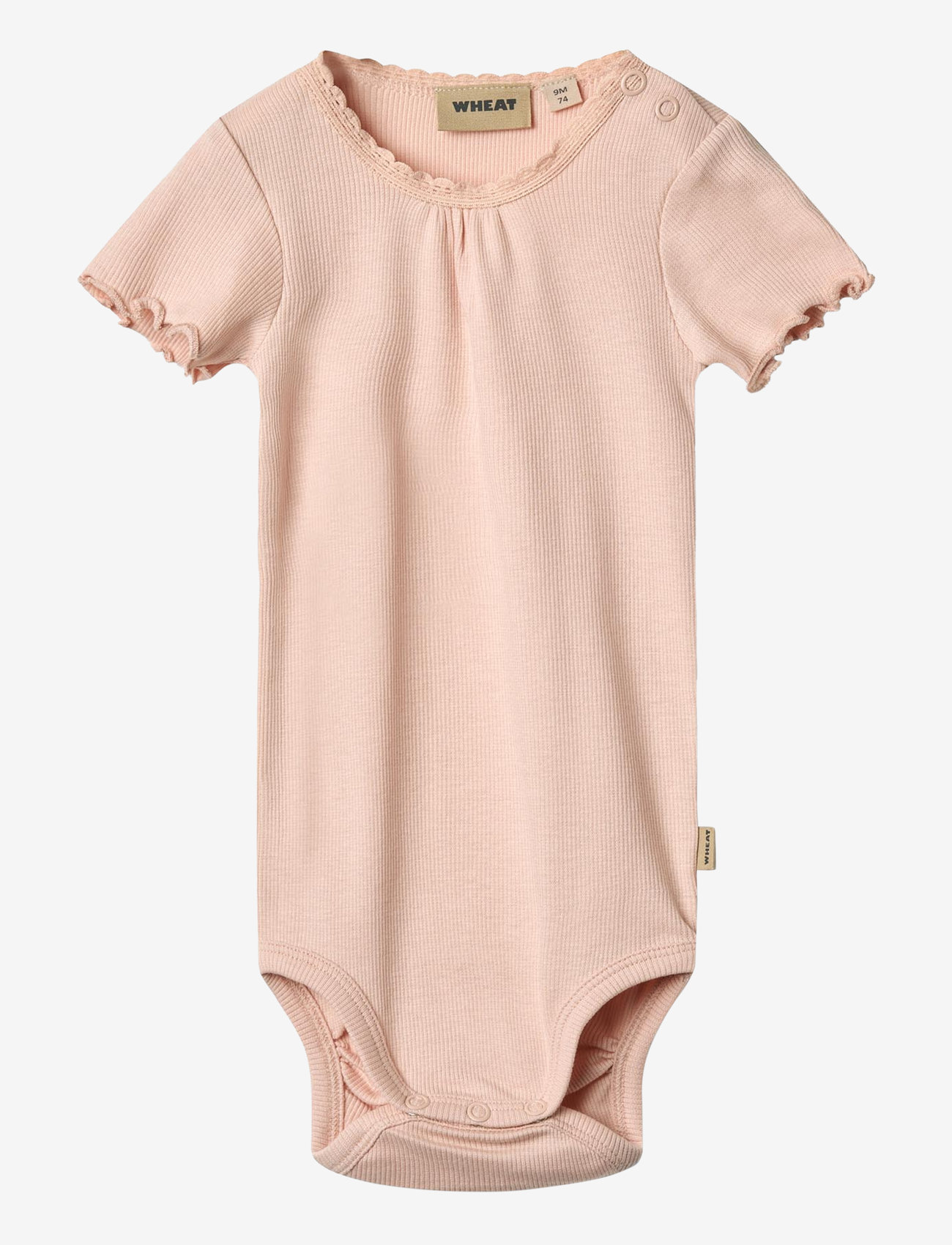Wheat - Rib Body S/S Edna - laveste priser - powder - 0