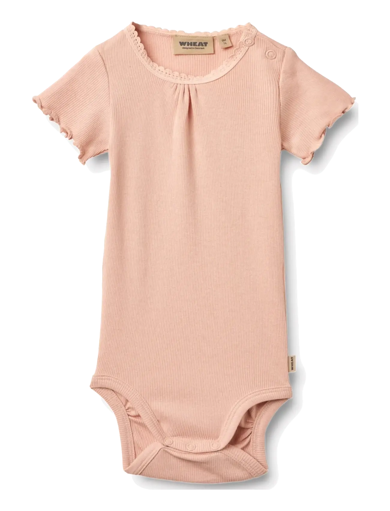 Wheat Rib Body S/S Edna - Bodyt - ROSE CLOUD / pink/rose