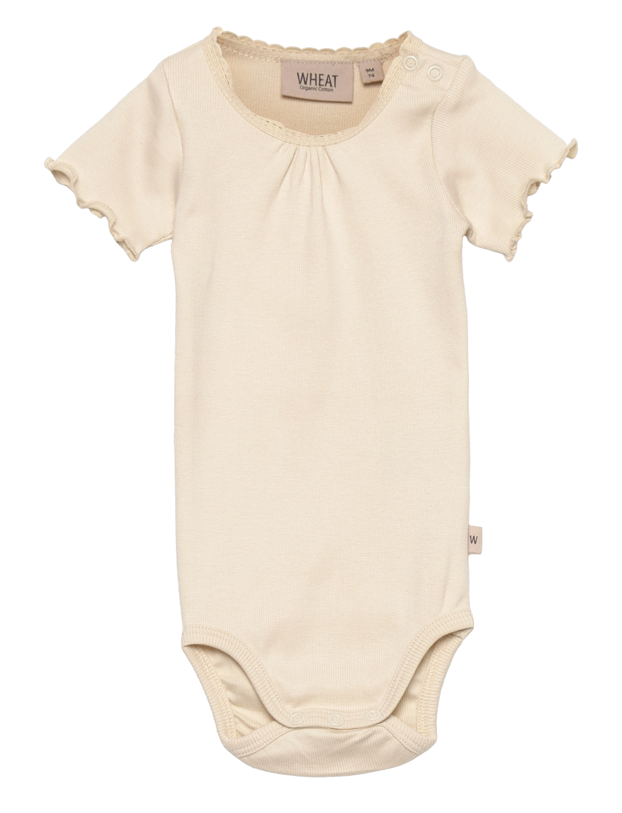 Wheat - Body Rib Lace SS - eggshell - 0