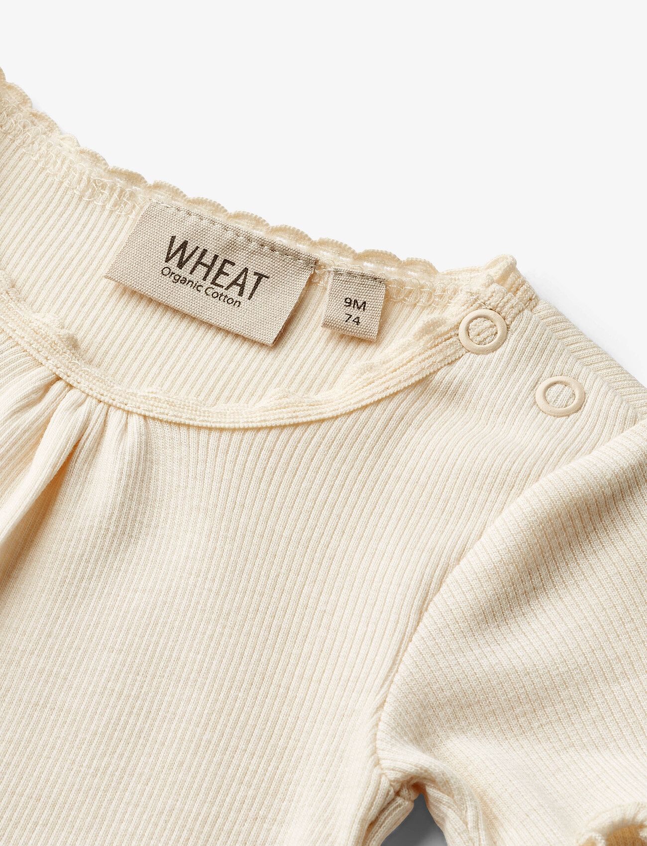 Wheat - Rib Body S/S Edna - cream - 2