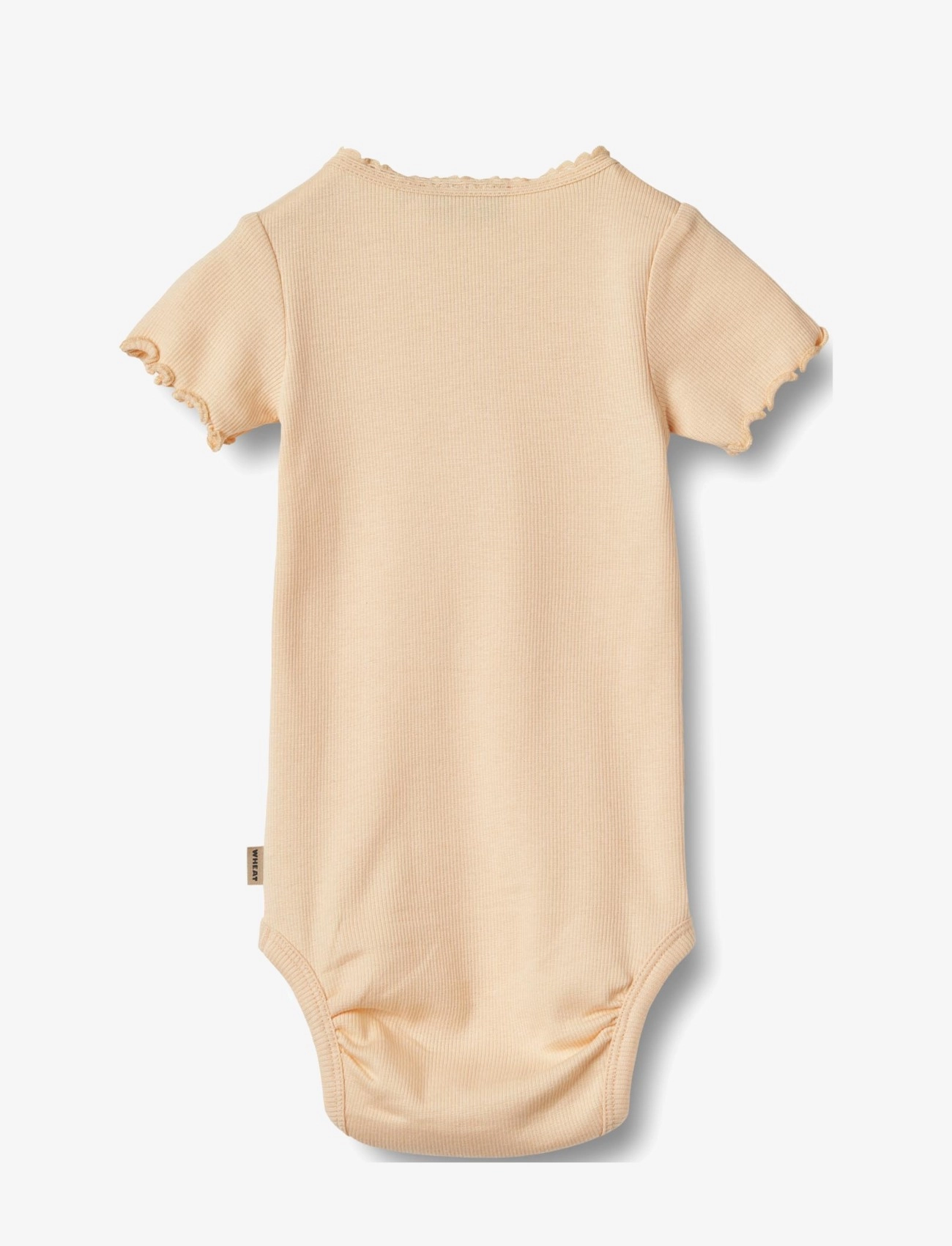 Wheat - Rib Body S/S Edna - pale peach - 1