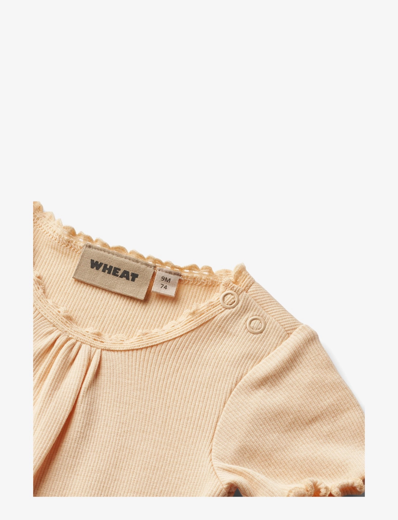 Wheat - Rib Body S/S Edna - pale peach - 2