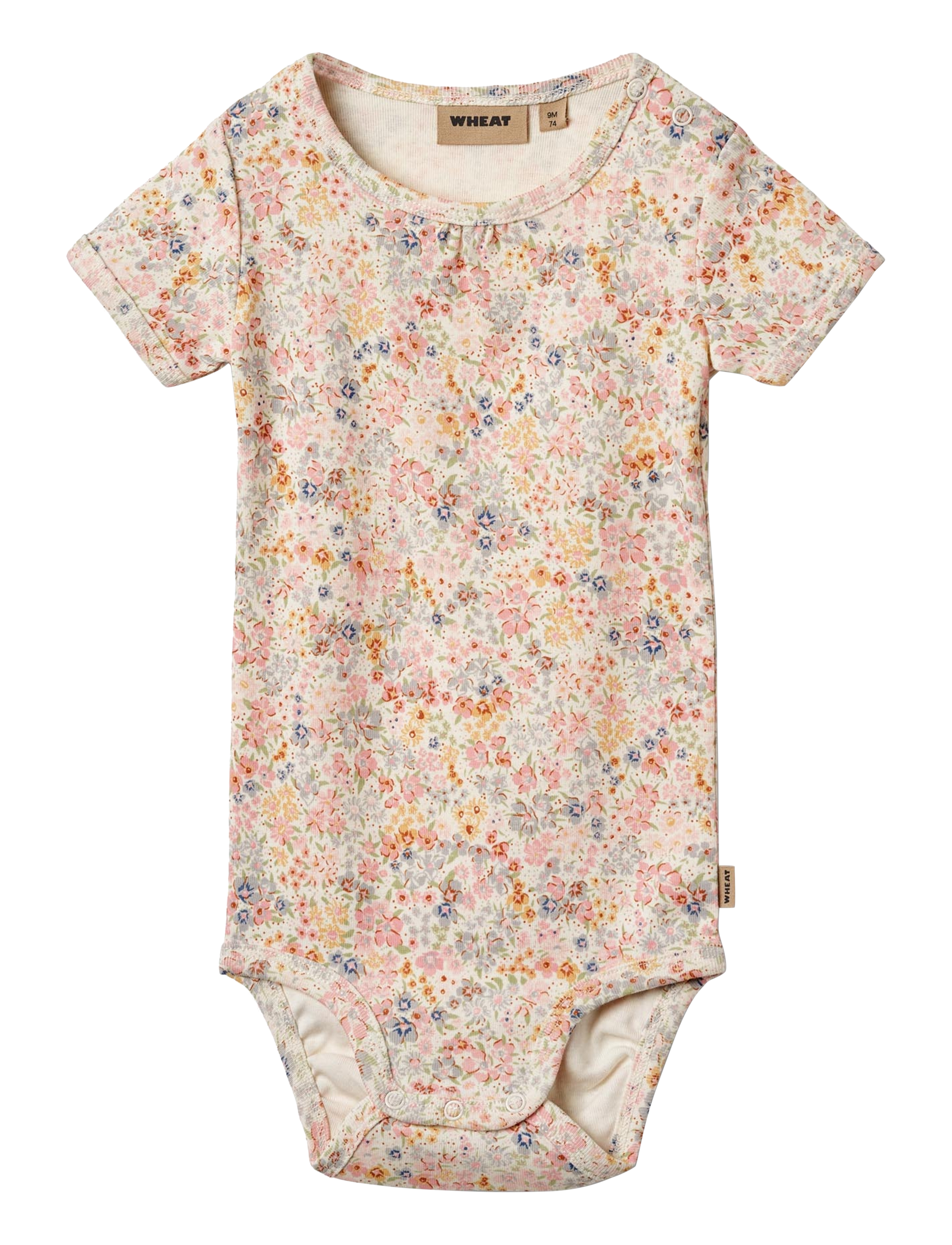 Wheat Body S/S Linette, 56, Beige, Kroppe > Kortærmede, Børn