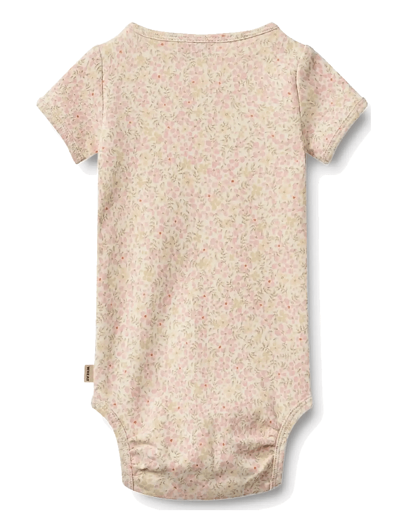 Wheat - Body S/S Linette - short-sleeved bodies - coral flowers - 2