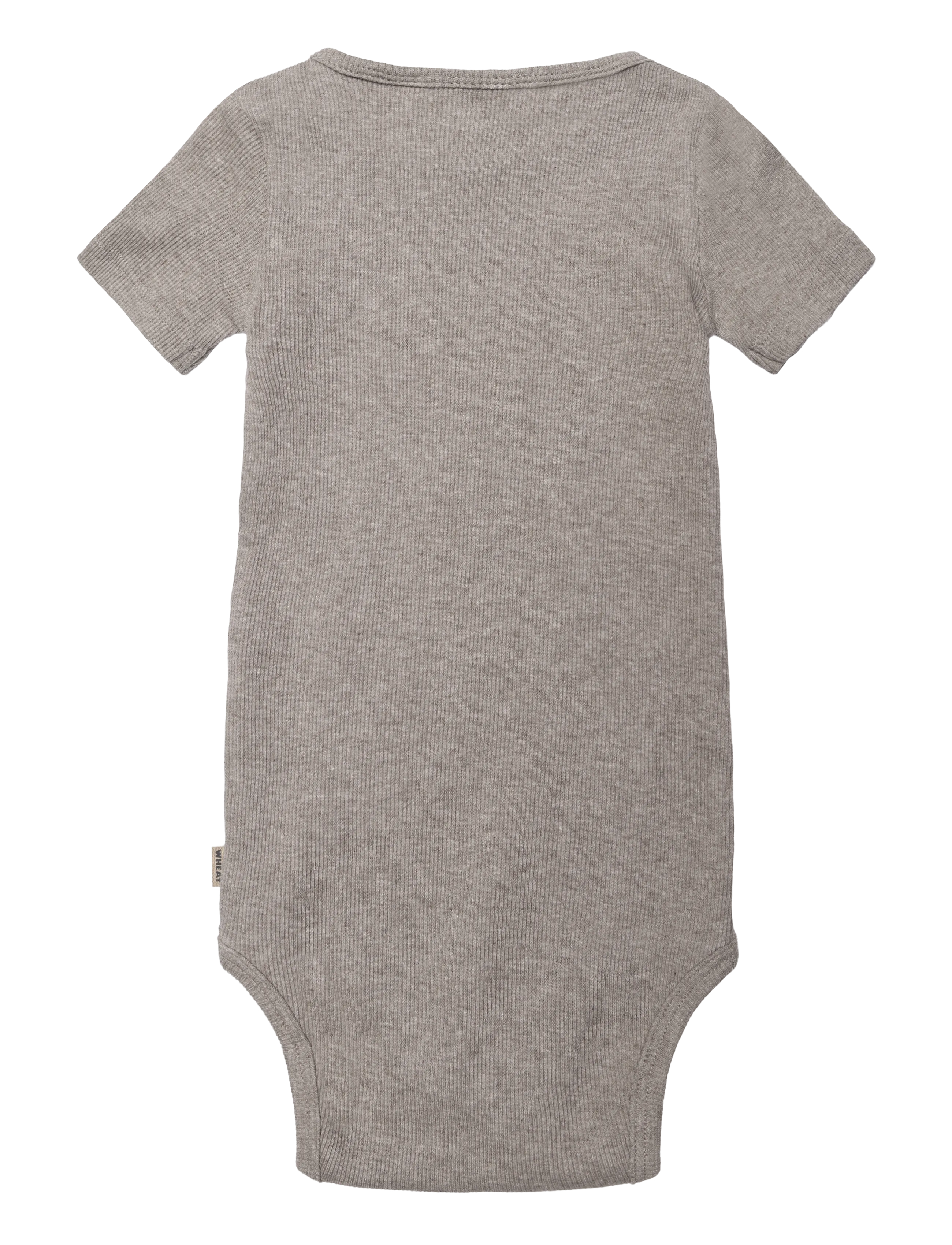 Wheat - Rib Body S/S Timo - lowest prices - gravel melange - 1