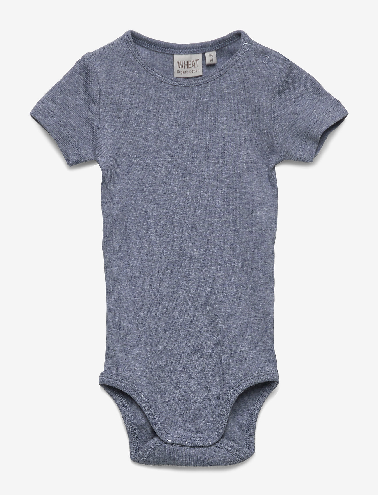 Wheat - Rib Body Plain SS - flintstone melange - 0