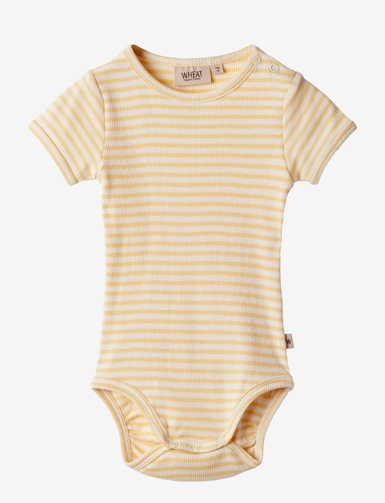 Wheat - Body S/S Elisa - pale apricot stripe - 0