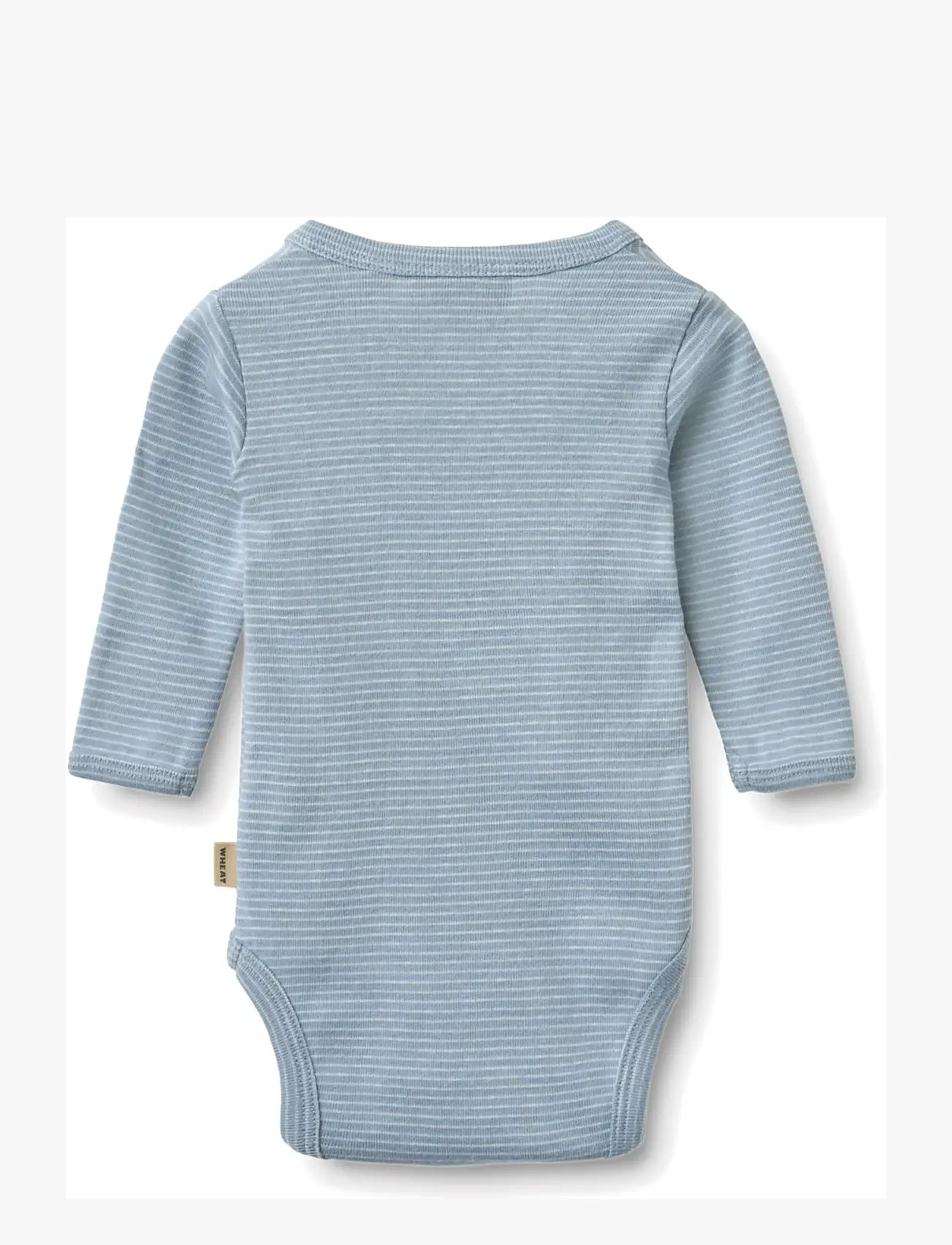 Wheat - Body Wraparound L/S Pil - wrap bodies - faded blue stripe - 2