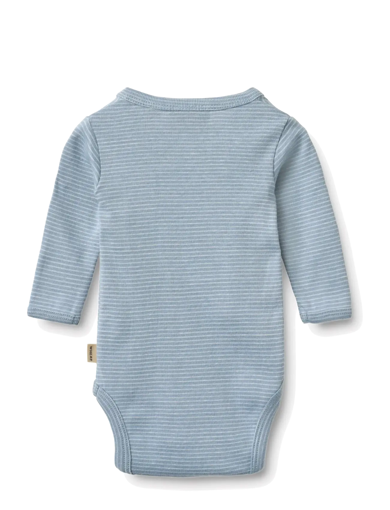 Wheat - Body Wraparound L/S Pil - langärmelige bodys - faded blue stripe - 2