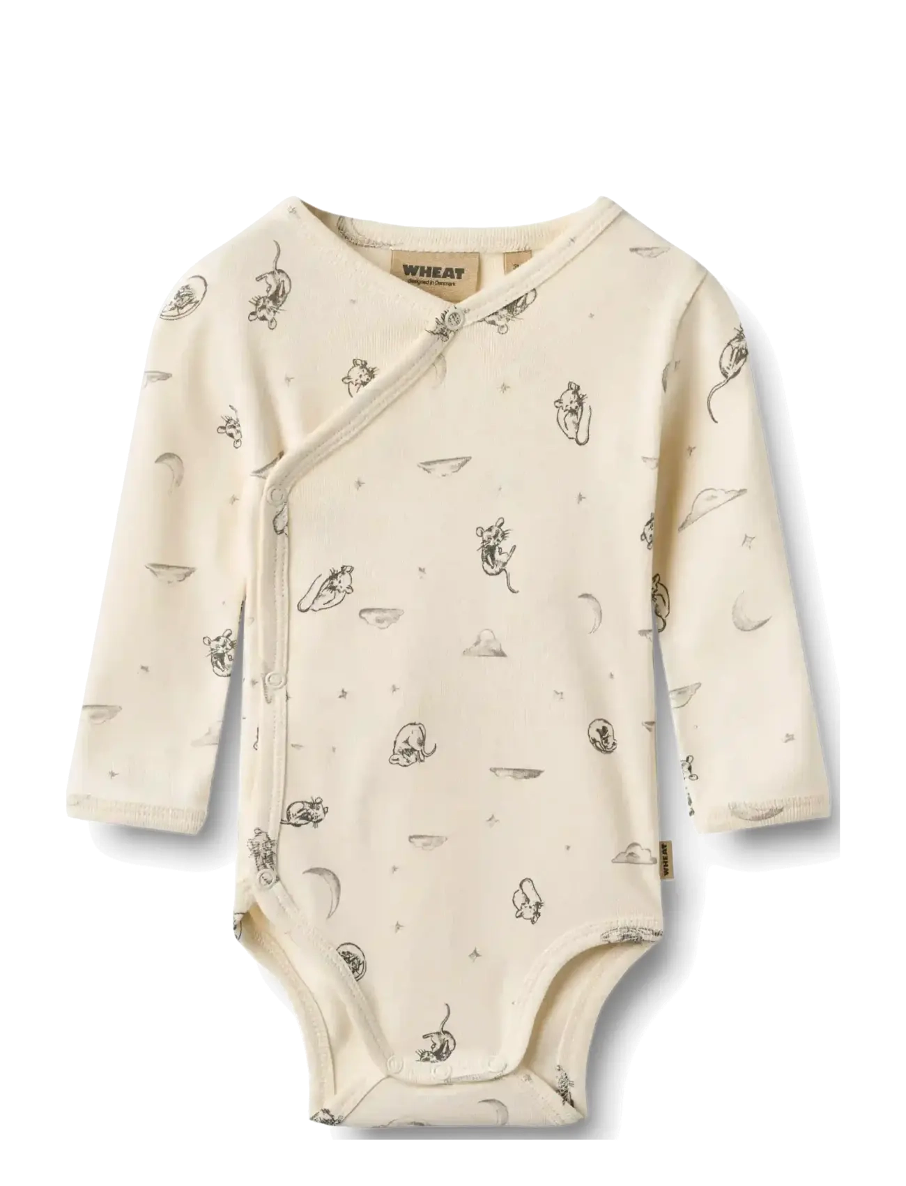 Wheat Body Wrap L/S Pil - Imik  44-92 - DREAMING MOUSE / cream