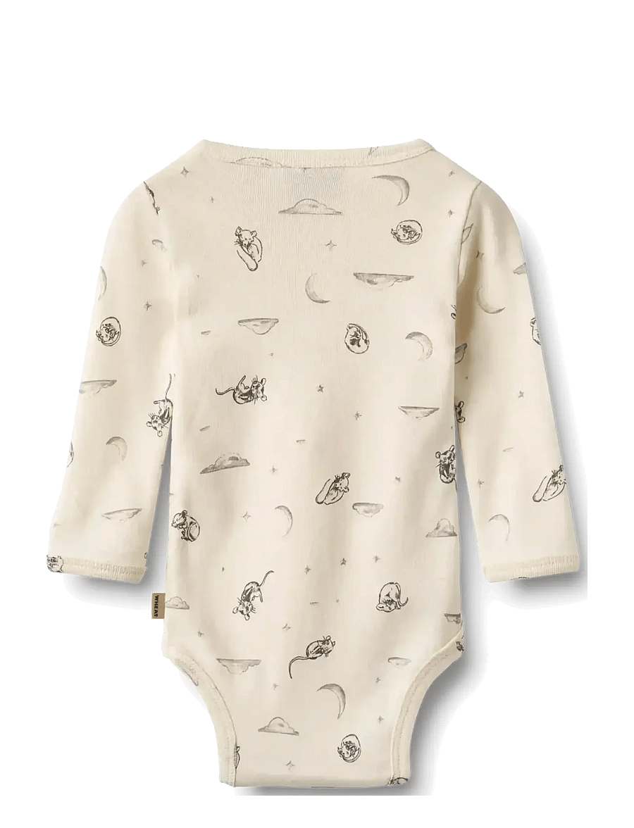 Wheat - Body Wrap L/S Pil - pikkade varrukatega bodid - dreaming mouse - 1
