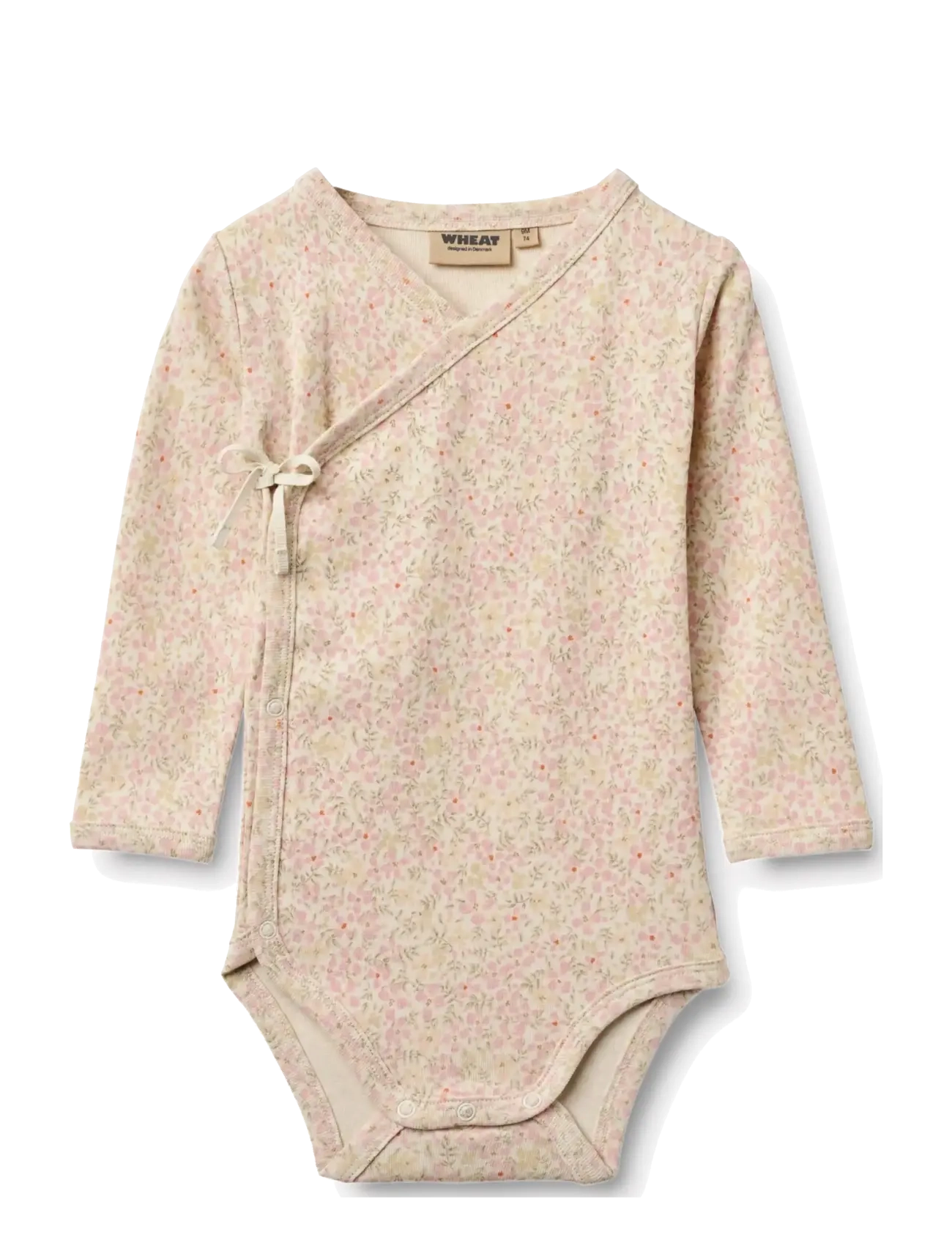 Wheat Body Wraparound Chia - Baby clothing - CORAL FLOWERS / pink/rose