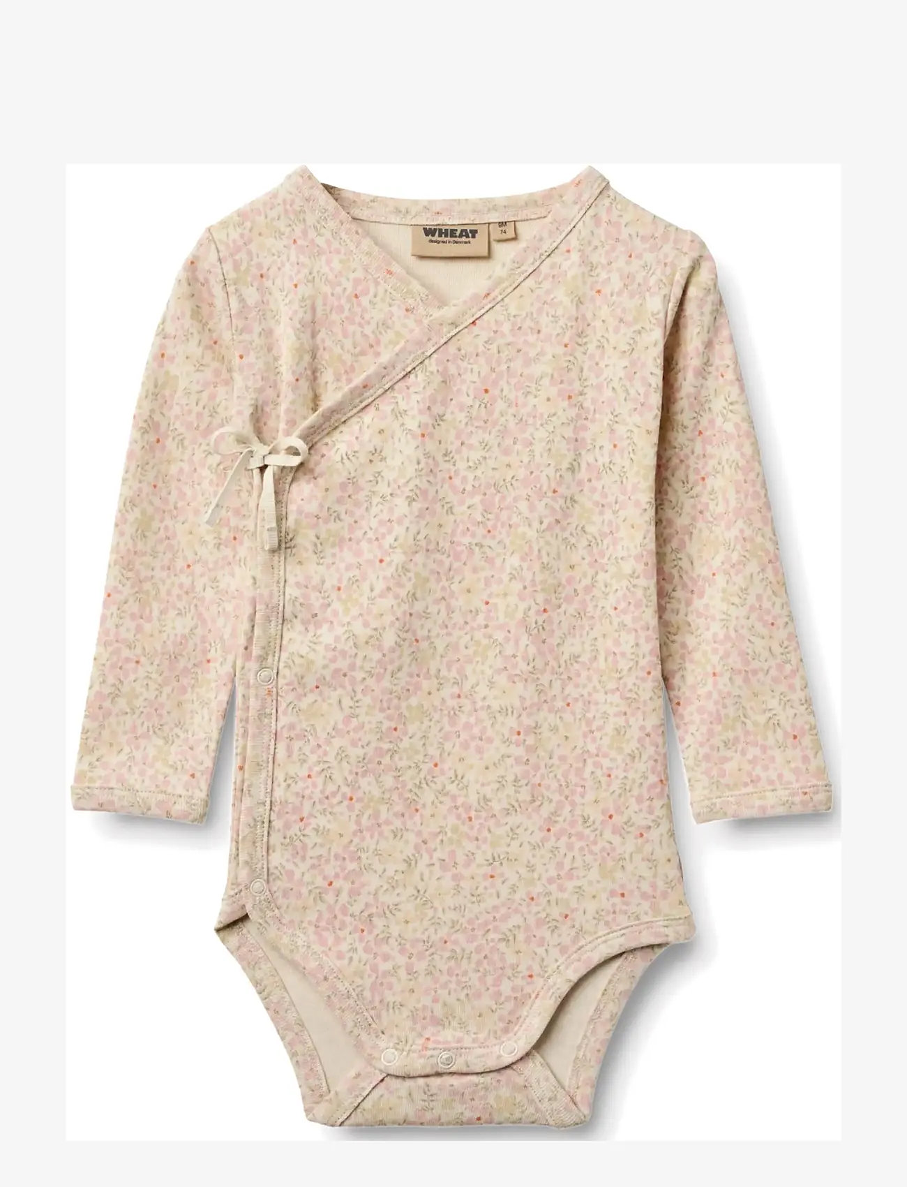 Wheat - Body Wraparound Chia - slå-om-bodyer - coral flowers - 1