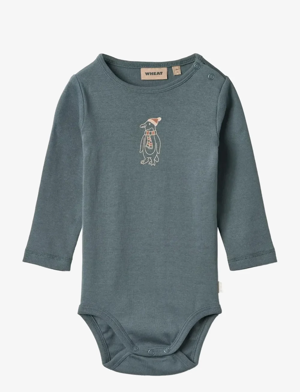 Wheat - Body L/S Leo - langärmelige bodys - stormy weather - 0