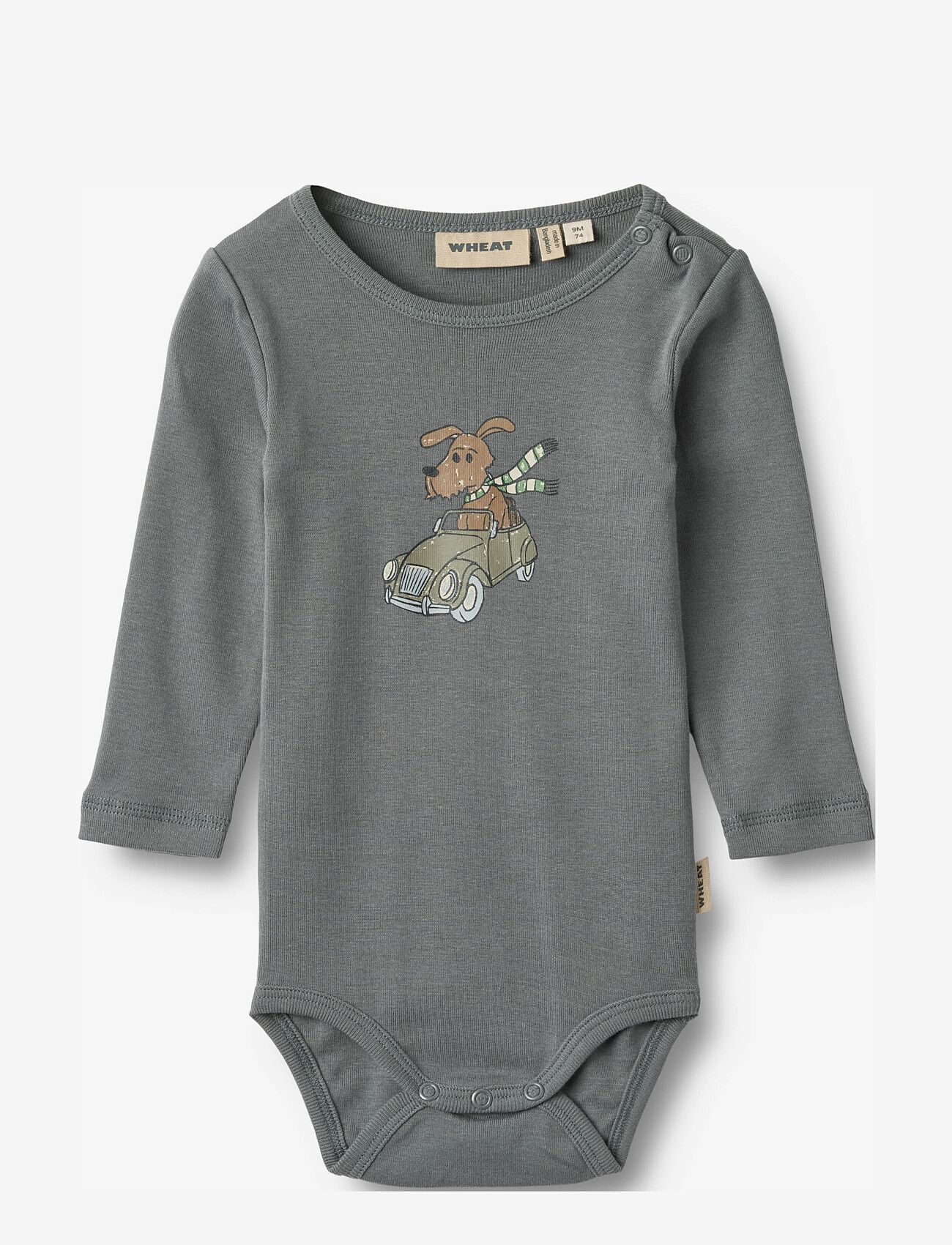 Wheat - Body L/S Leo - stormy blue - 0