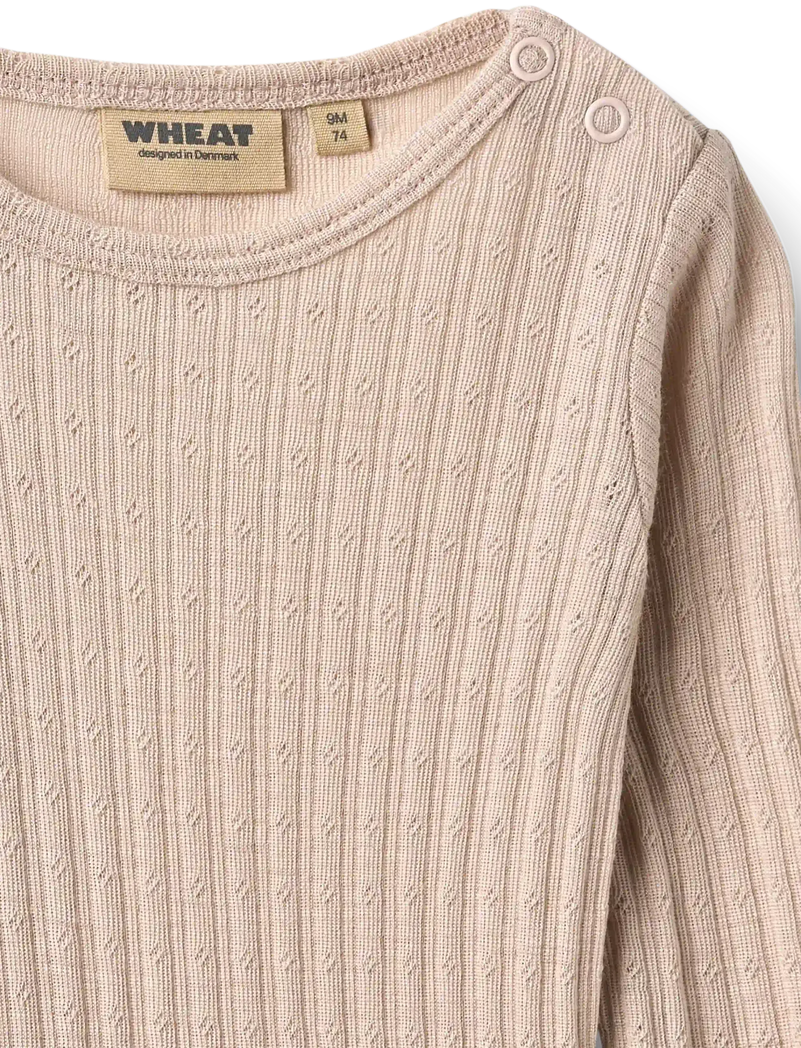 Wheat - Wool Silk Body L/S Liea - underställ baby - pale lilac - 2