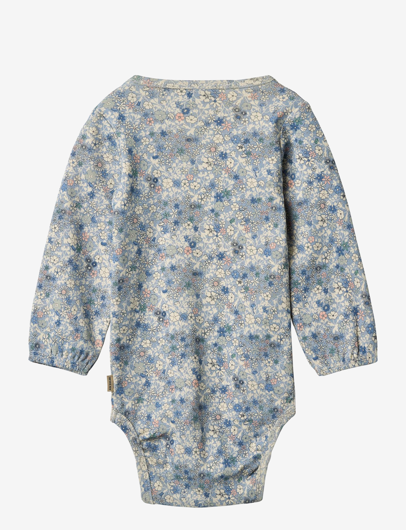 Wheat - Body L/S Elmine - pikkade varrukatega - blue summer flowers - 1