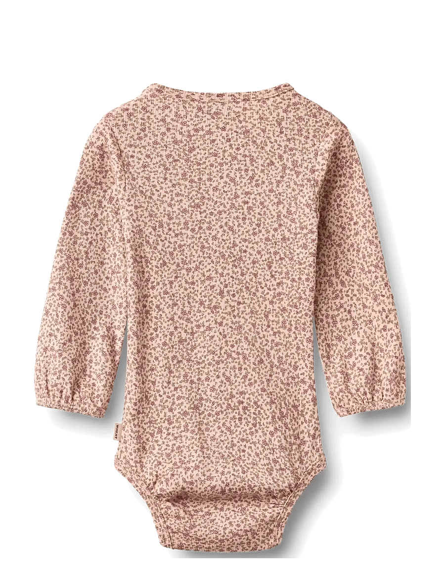 Wheat - Body L/S Elmine - langärmelige bodys - dime rose small flowers - 1
