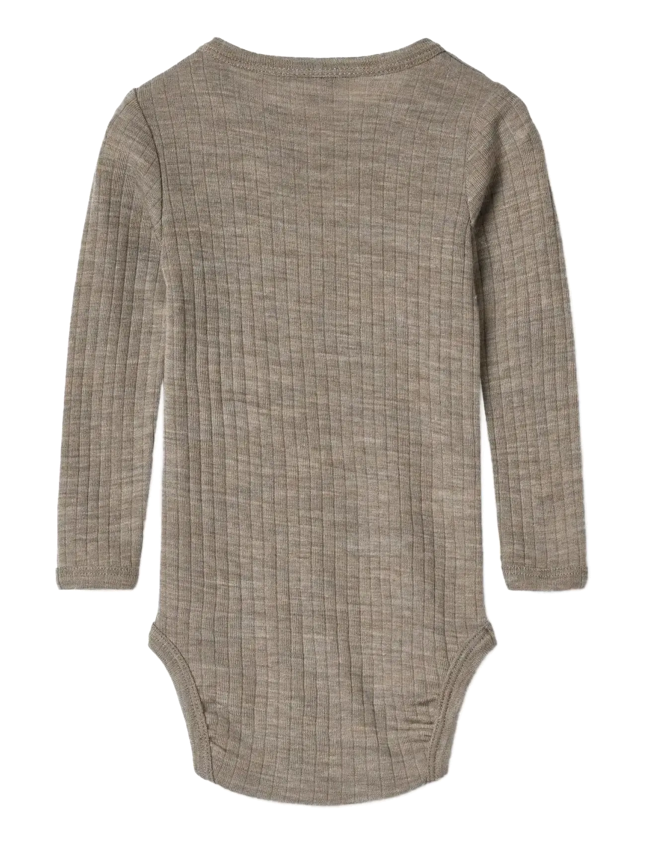 Wheat - Wool Silk Body L/S Lucca - khaki melange - 1