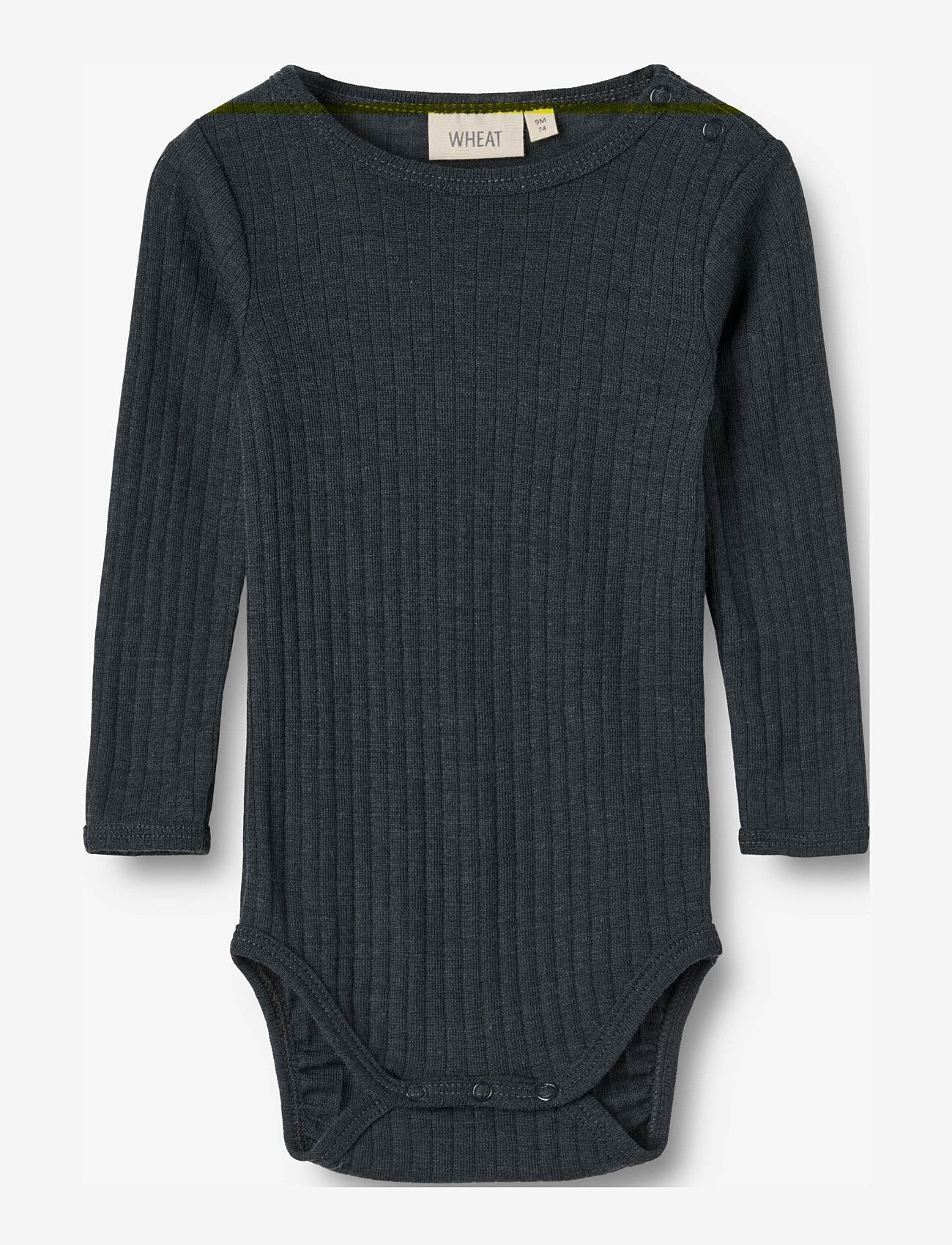 Wheat - Wool Silk Body L/S Lucca - navy - 0