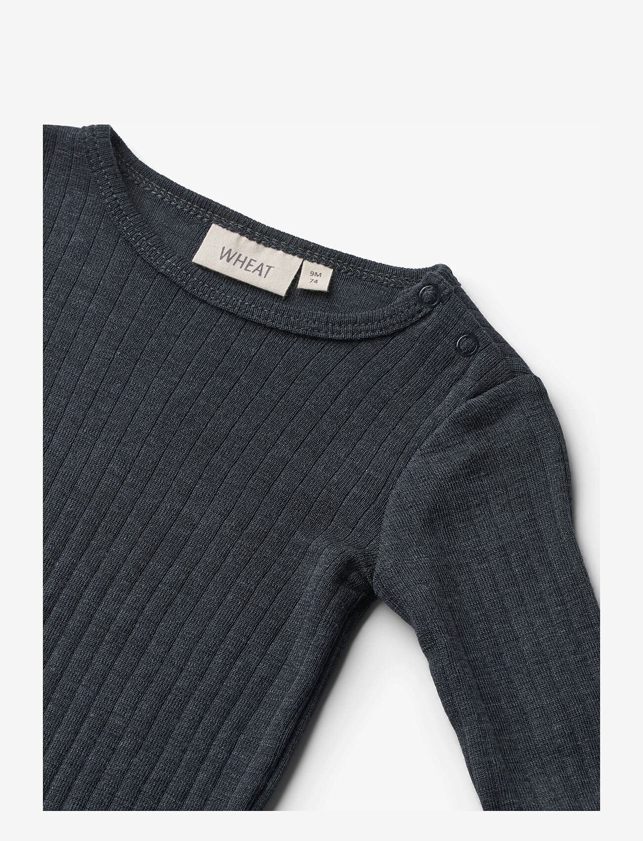 Wheat - Wool Silk Body L/S Lucca - navy - 2