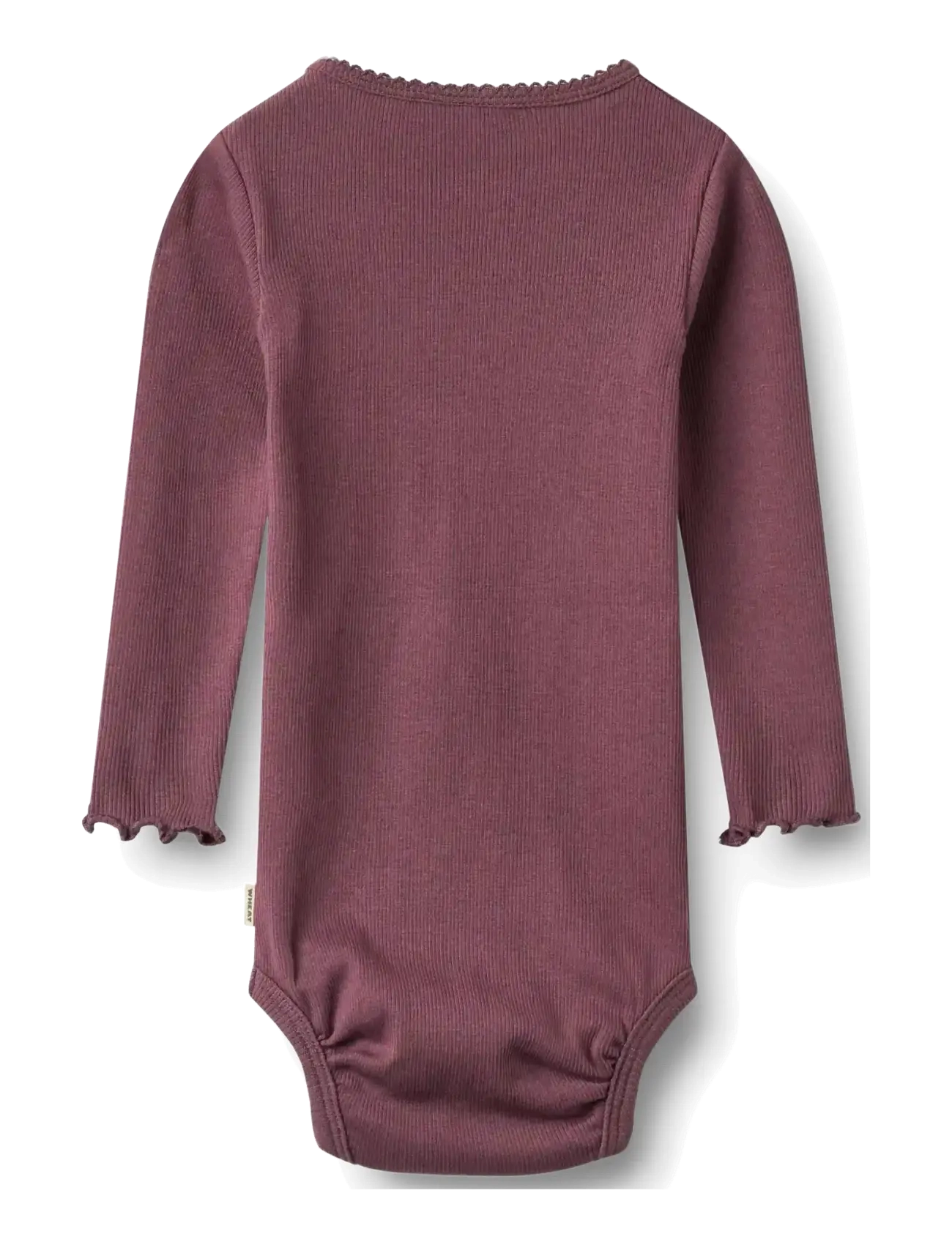 Wheat - Body L/S Regitze - pikkade varrukatega bodid - eggplant - 1