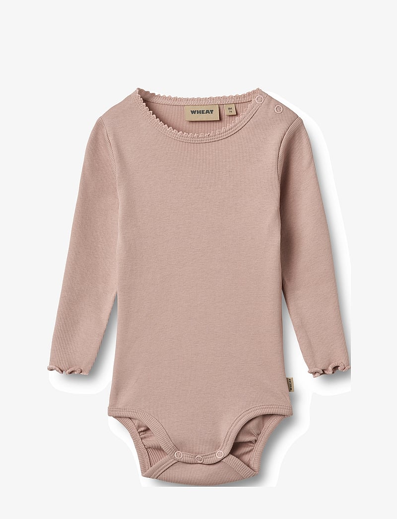 Wheat - Body L/S Regitze - pikkade varrukatega bodid - rose powder - 0