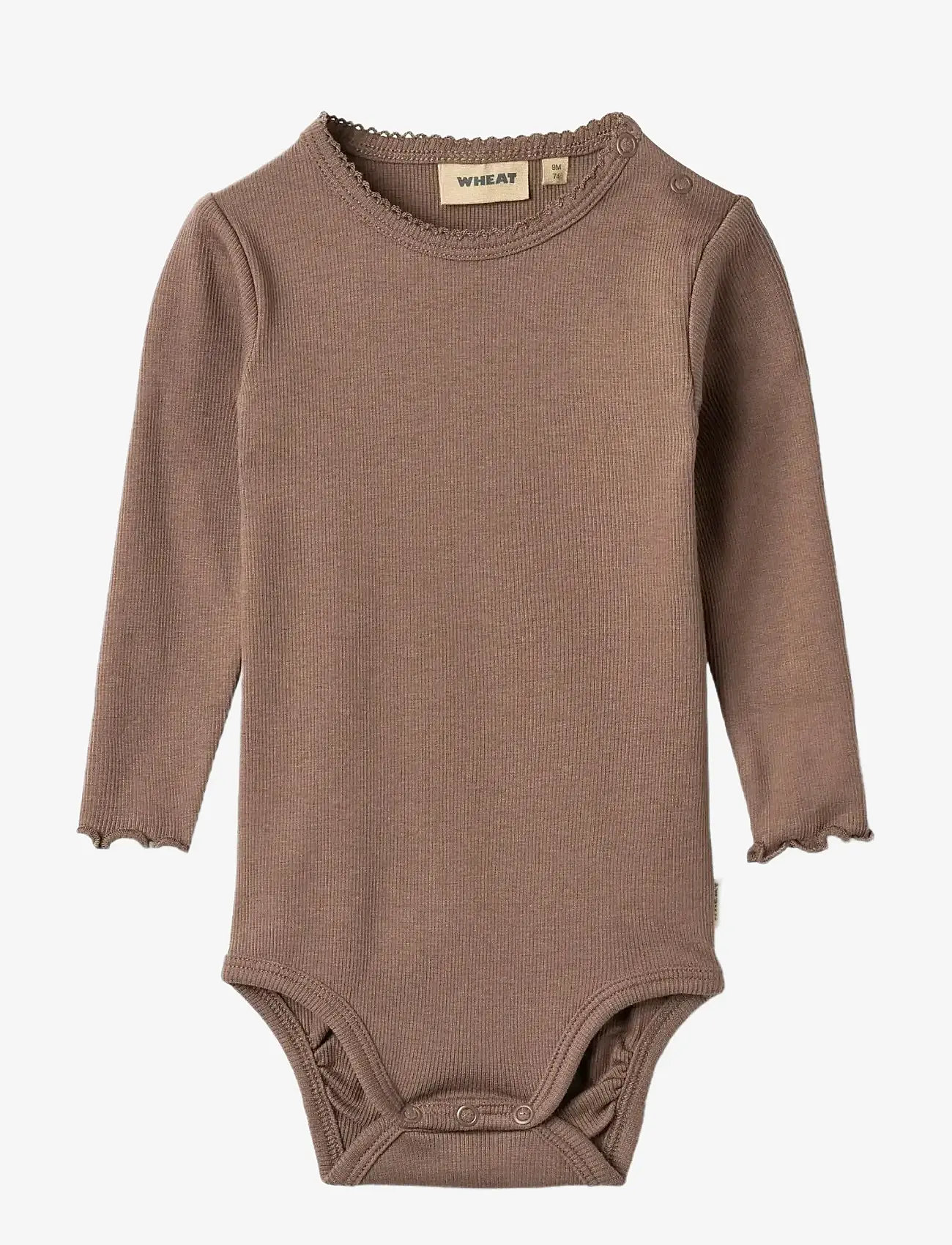 Wheat - Body L/S Regitze - langärmelig - toffee brown - 0