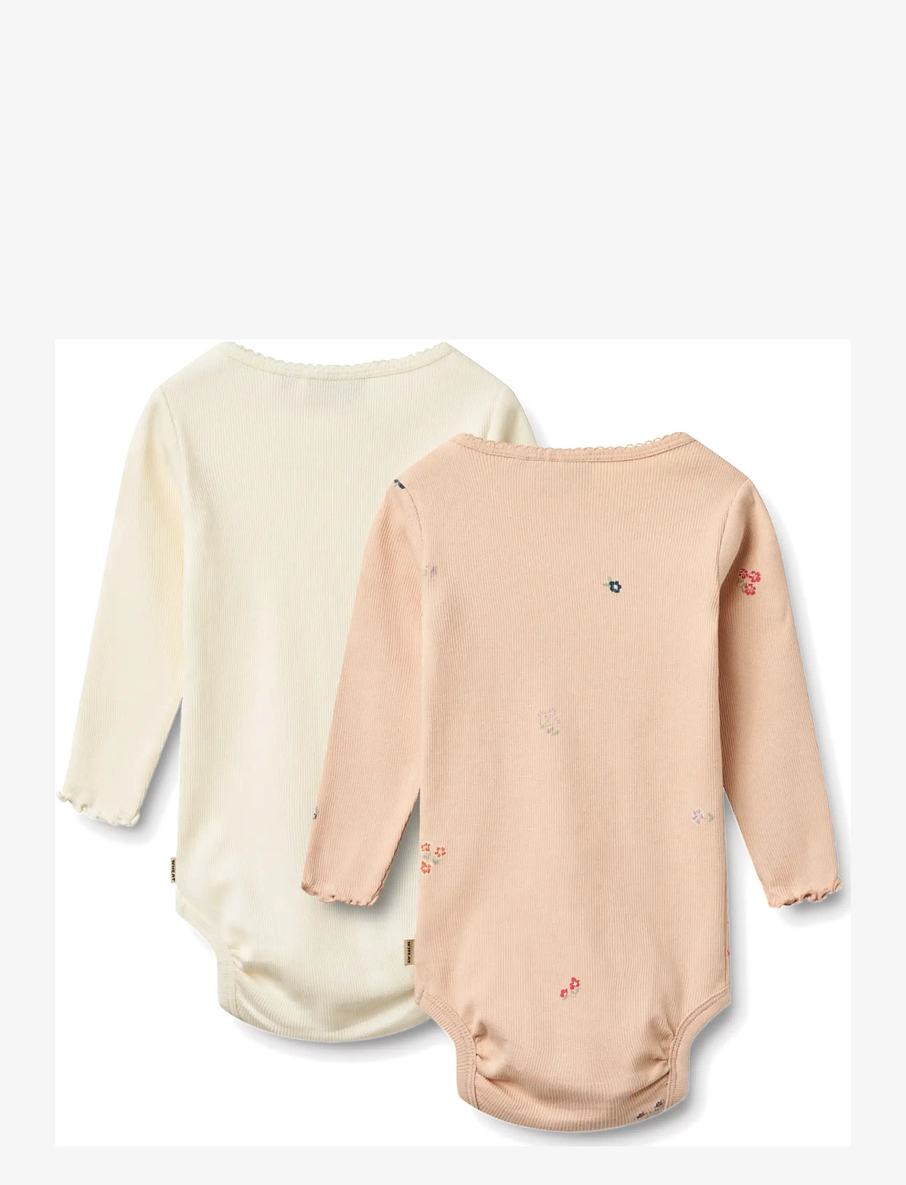 Wheat - 2 Body L/S Regitze - multipack bodies - rose flowers - 2