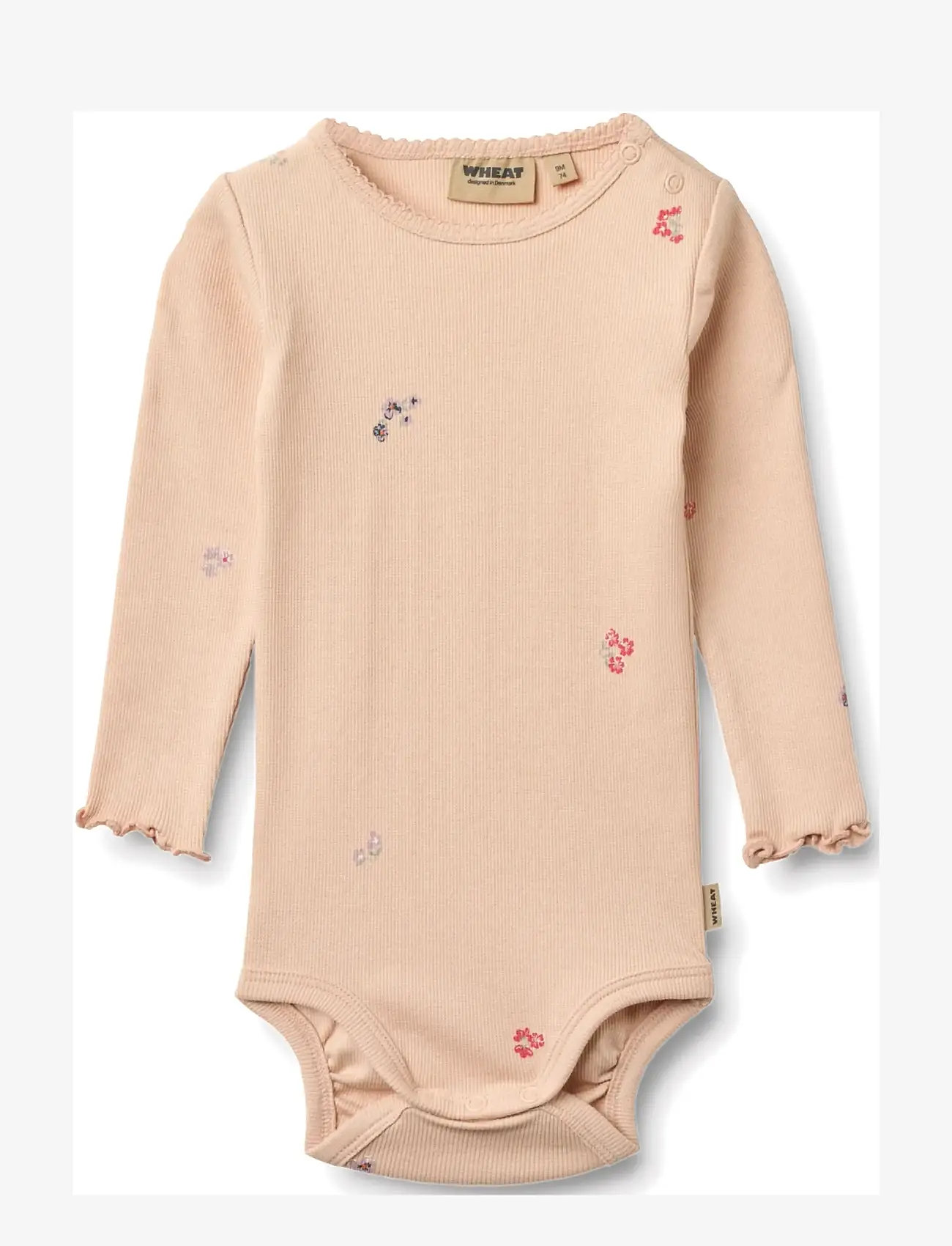 Wheat - 2 Body L/S Regitze - multipack bodies - rose flowers - 3
