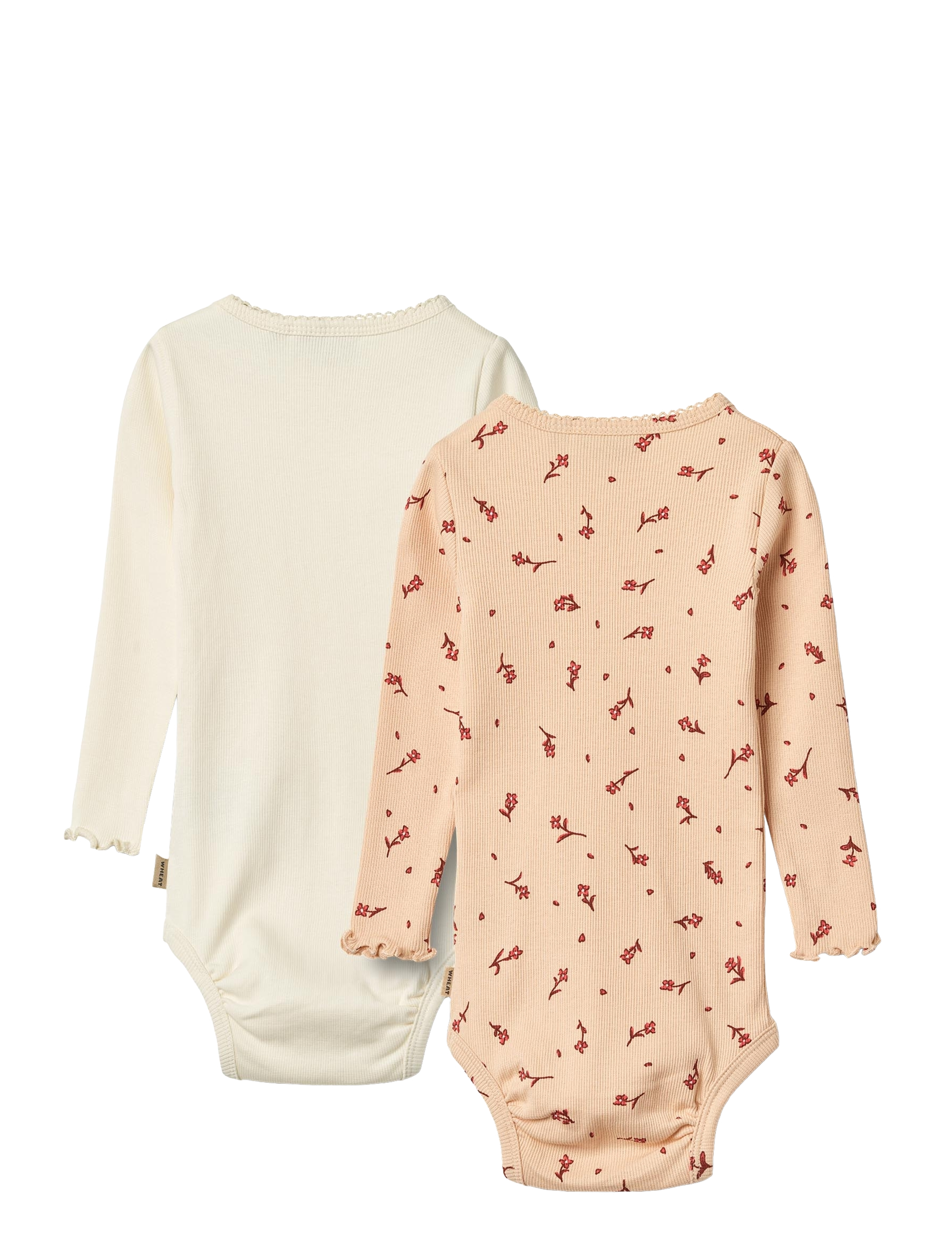 Wheat - 2 Body L/S Regitze - langærmede - rose water flowers - 1