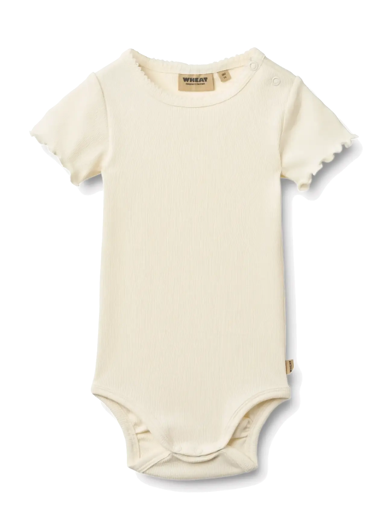 Wheat Body S/S Maren - Tøj - IVORY / cream