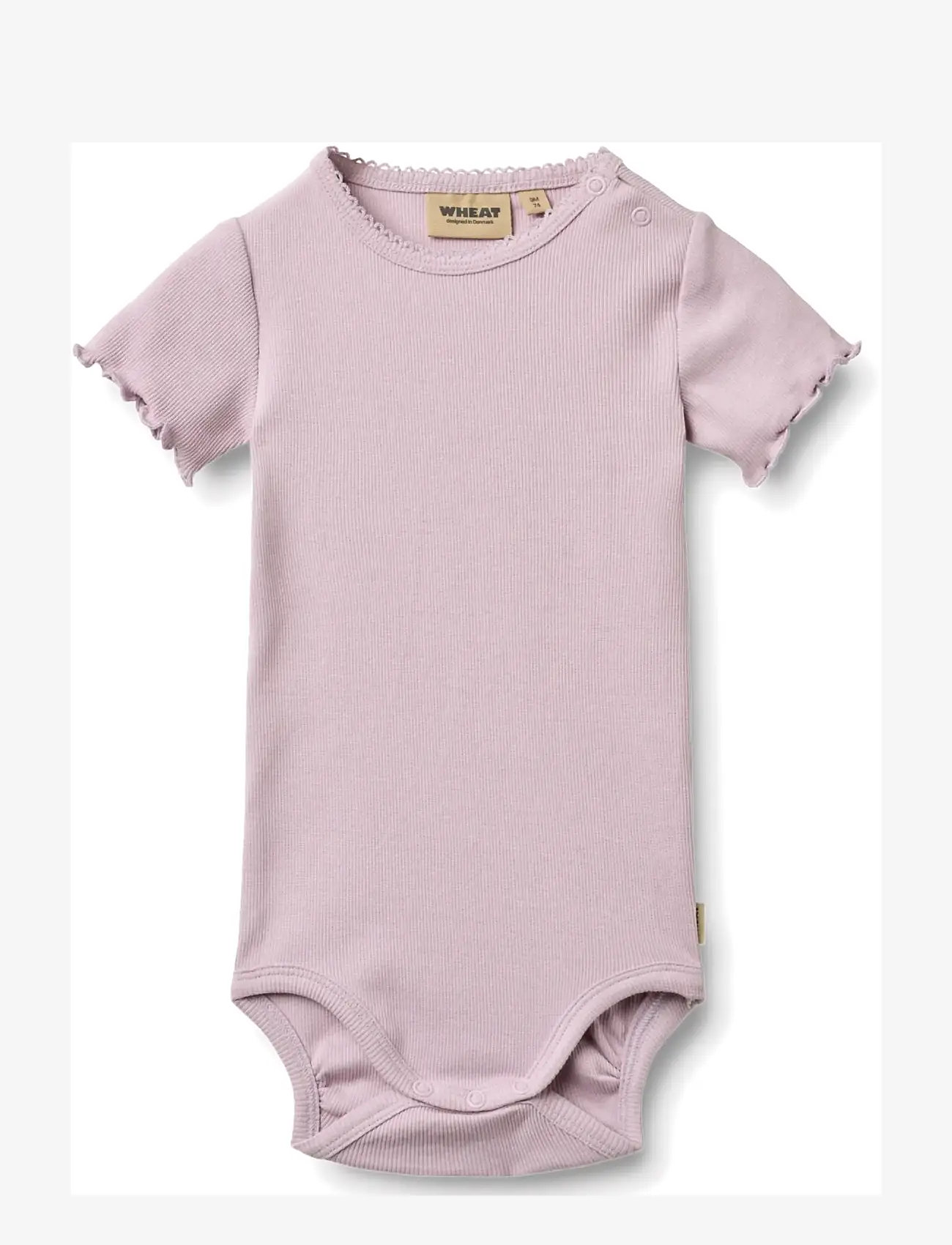 Wheat - Body S/S Maren - kurzärmelige bodys - lavender - 0