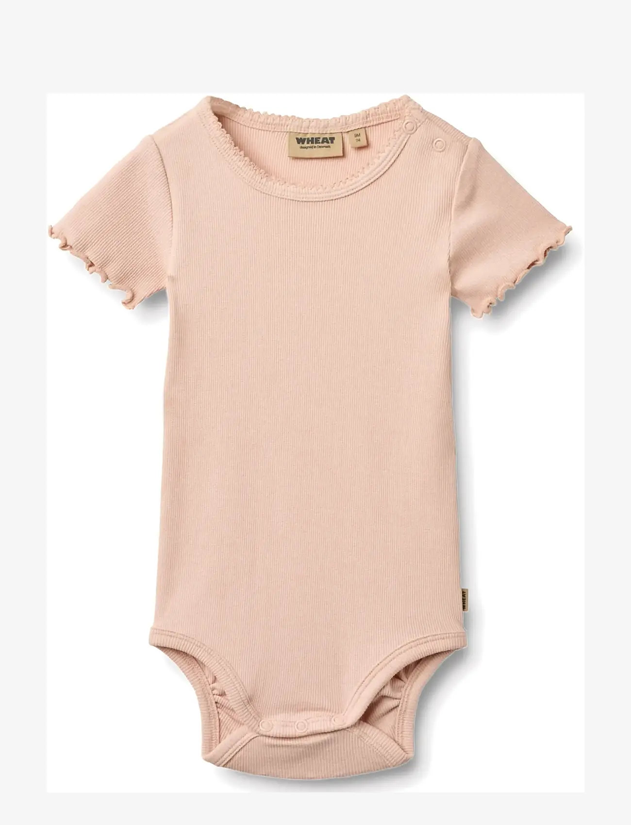 Wheat - Body S/S Maren - lühikeste varrukatega bodid - powder - 0