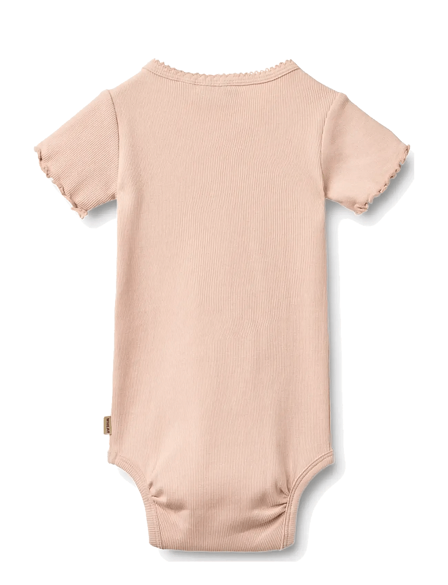 Wheat - Body S/S Maren - kurzärmelige bodys - powder - 1