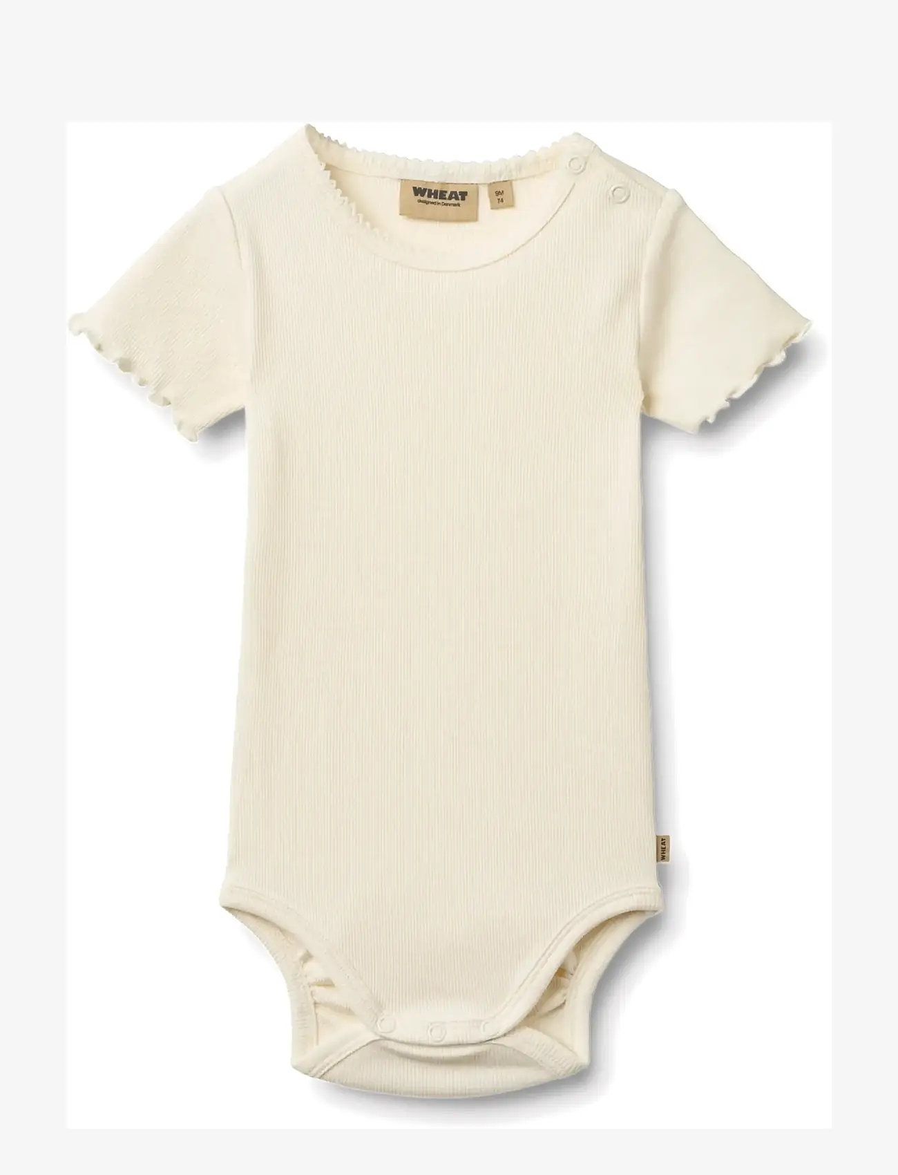 Wheat - 2 body S/S Maren - kortærmede bodyer - rose flowers - 4