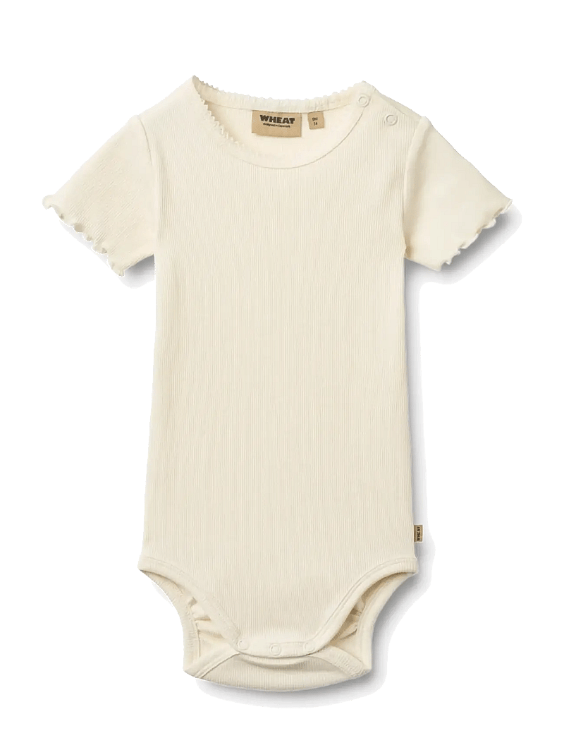Wheat - 2 body S/S Maren - kortærmede bodyer - rose flowers - 4