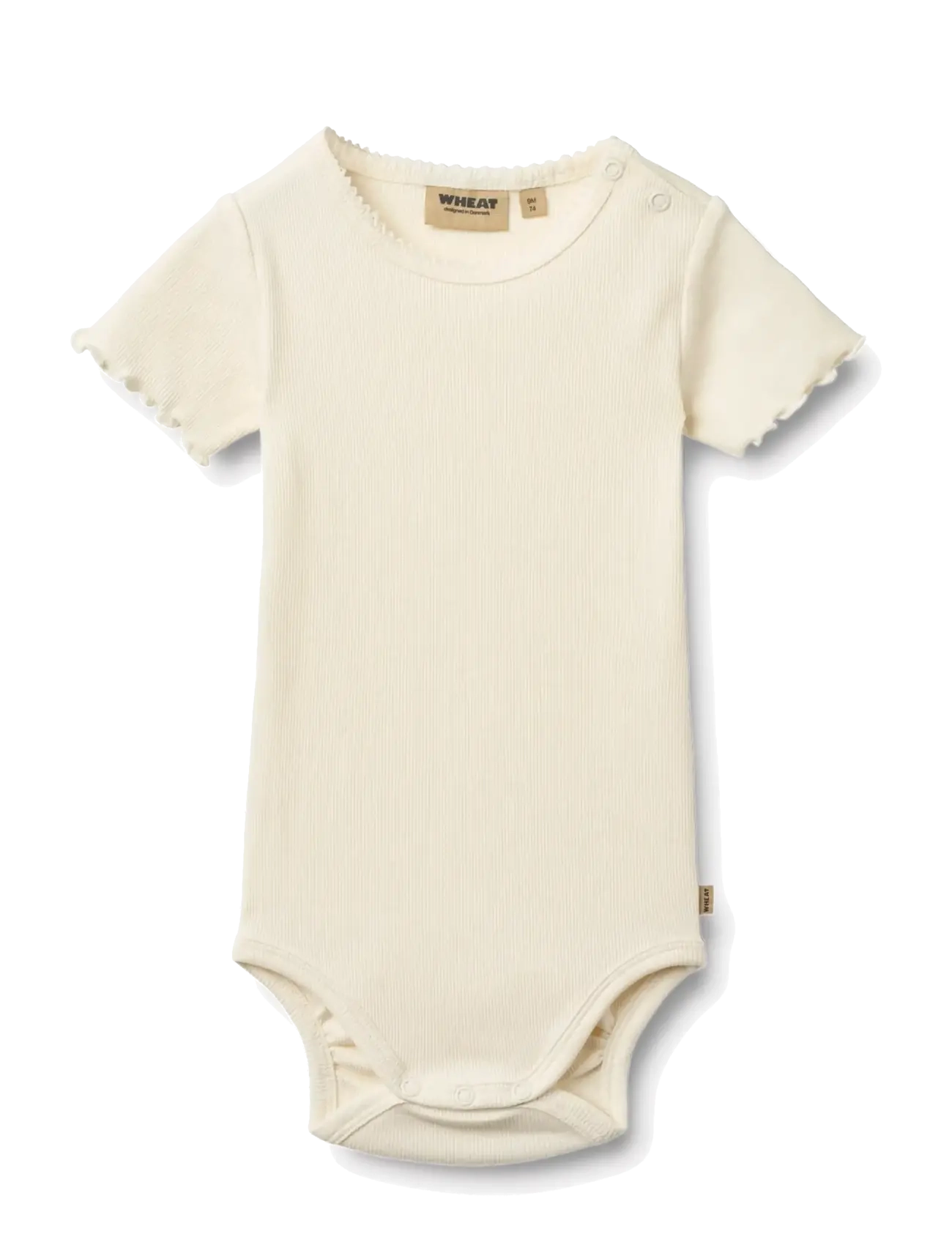 Wheat - 2 body S/S Maren - kortærmede bodyer - rose flowers - 4