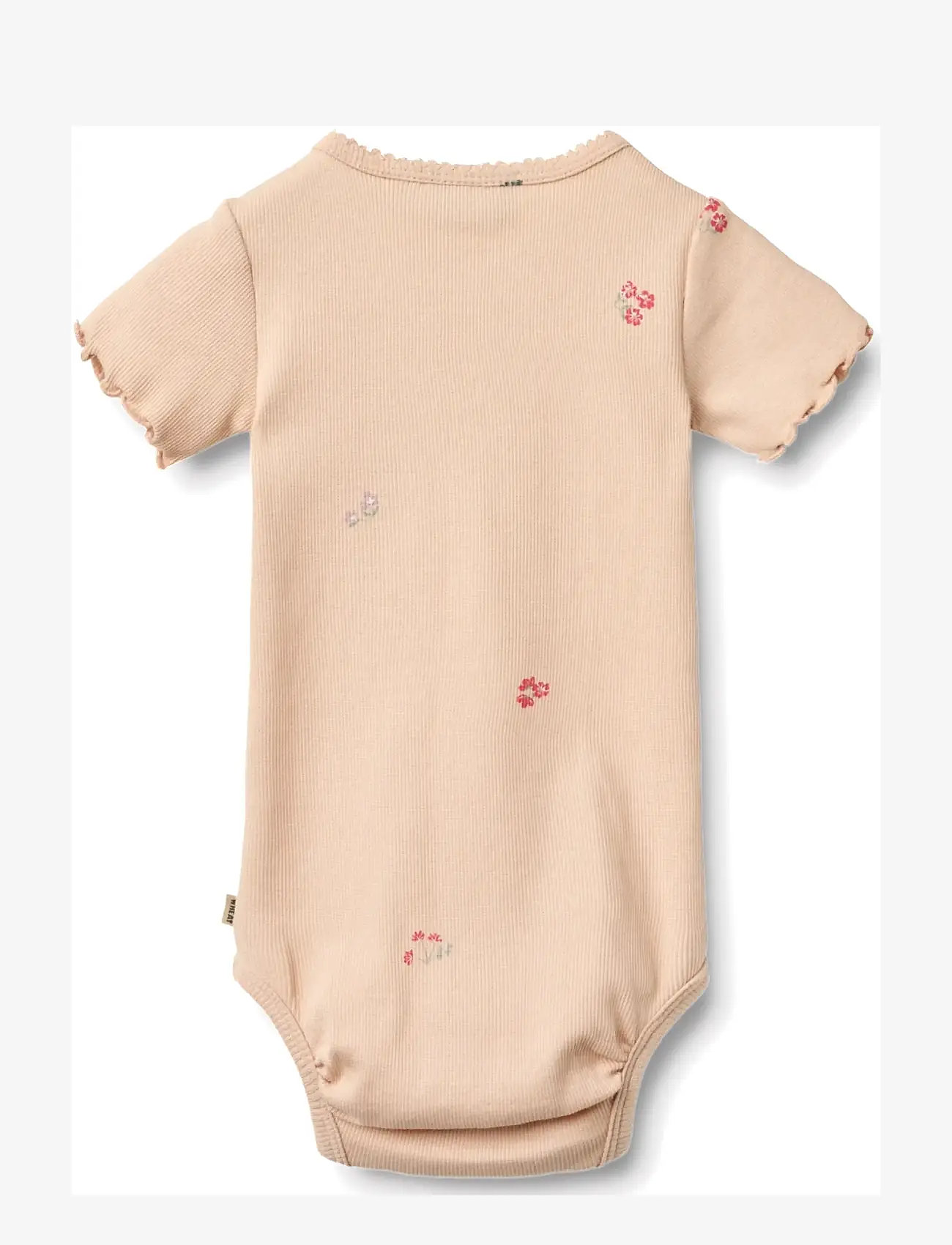Wheat - 2 body S/S Maren - kortærmede bodyer - rose flowers - 5