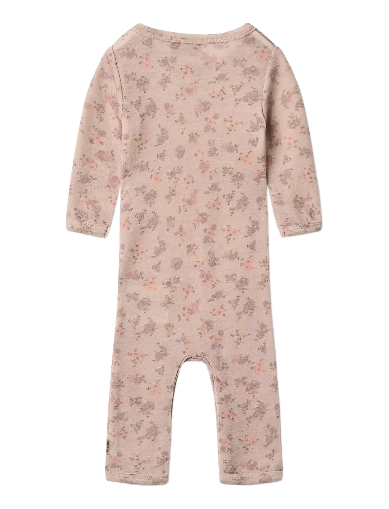 Wheat - Wool Jumpsuit L/S Haven - lilac flowers - 1