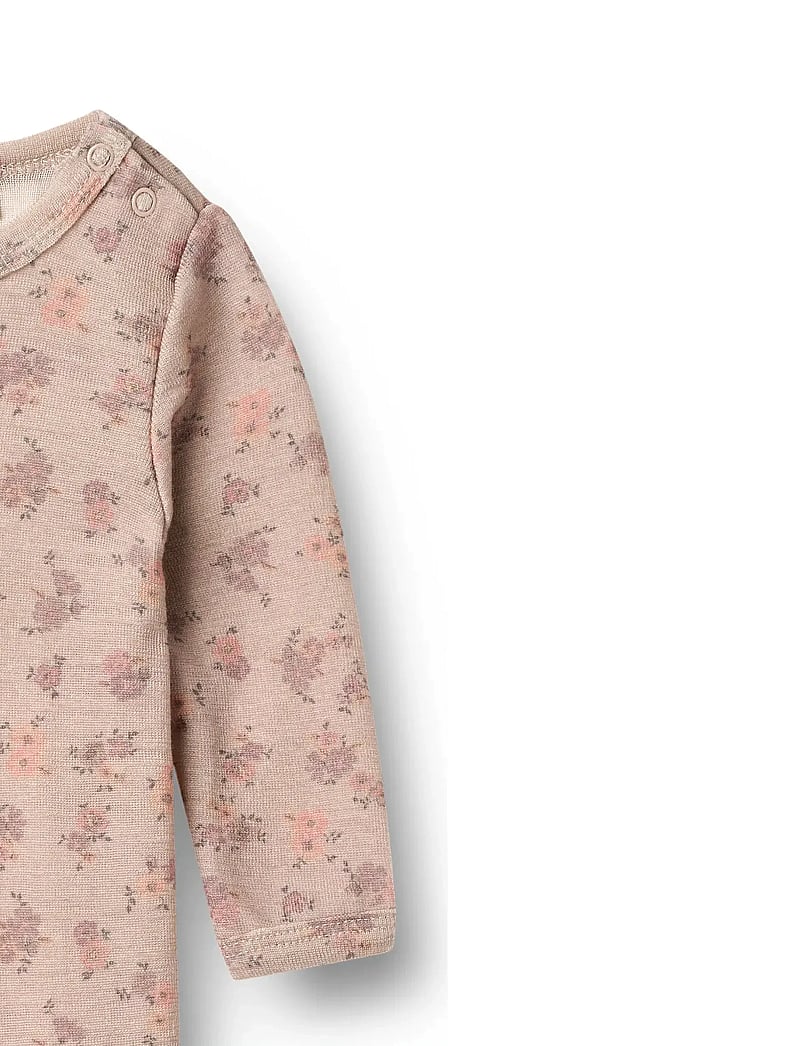 Wheat - Wool Jumpsuit L/S Haven - pikkade varrukatega - lilac flowers - 2