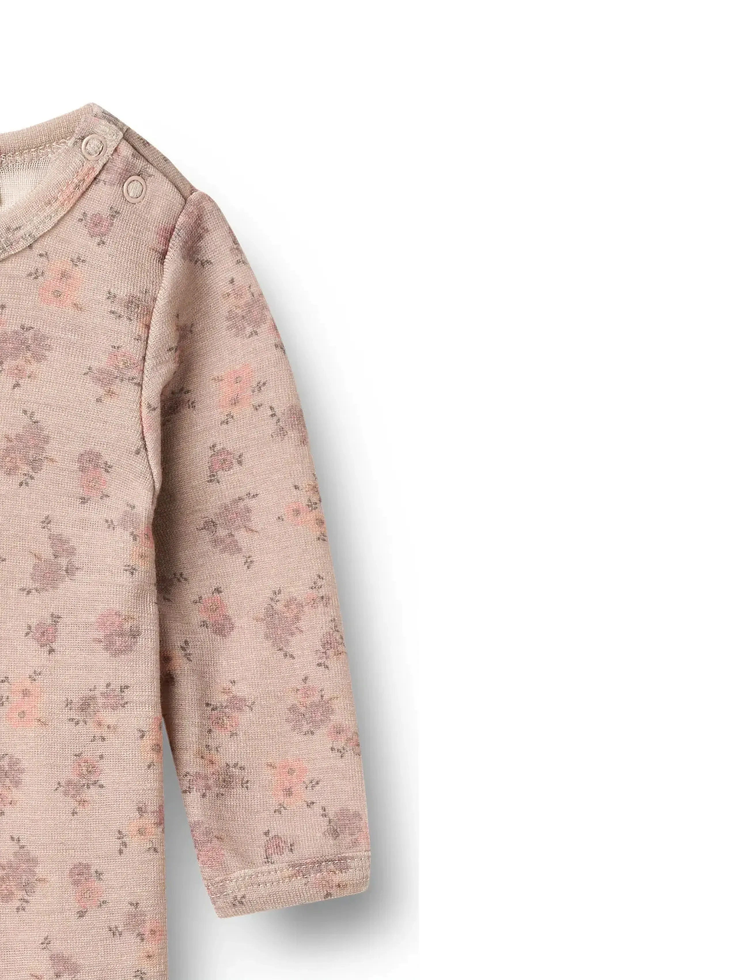 Wheat - Wool Jumpsuit L/S Haven - lilac flowers - 2