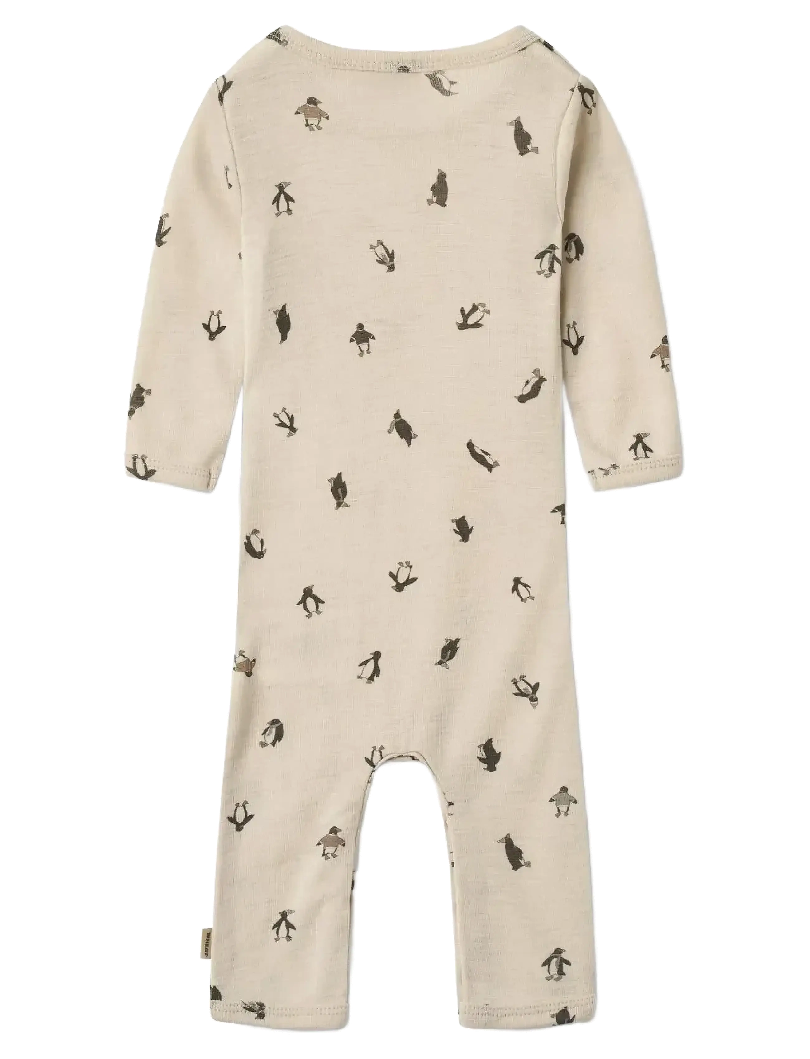 Wheat - Wool Jumpsuit L/S Haven - penguins - 1