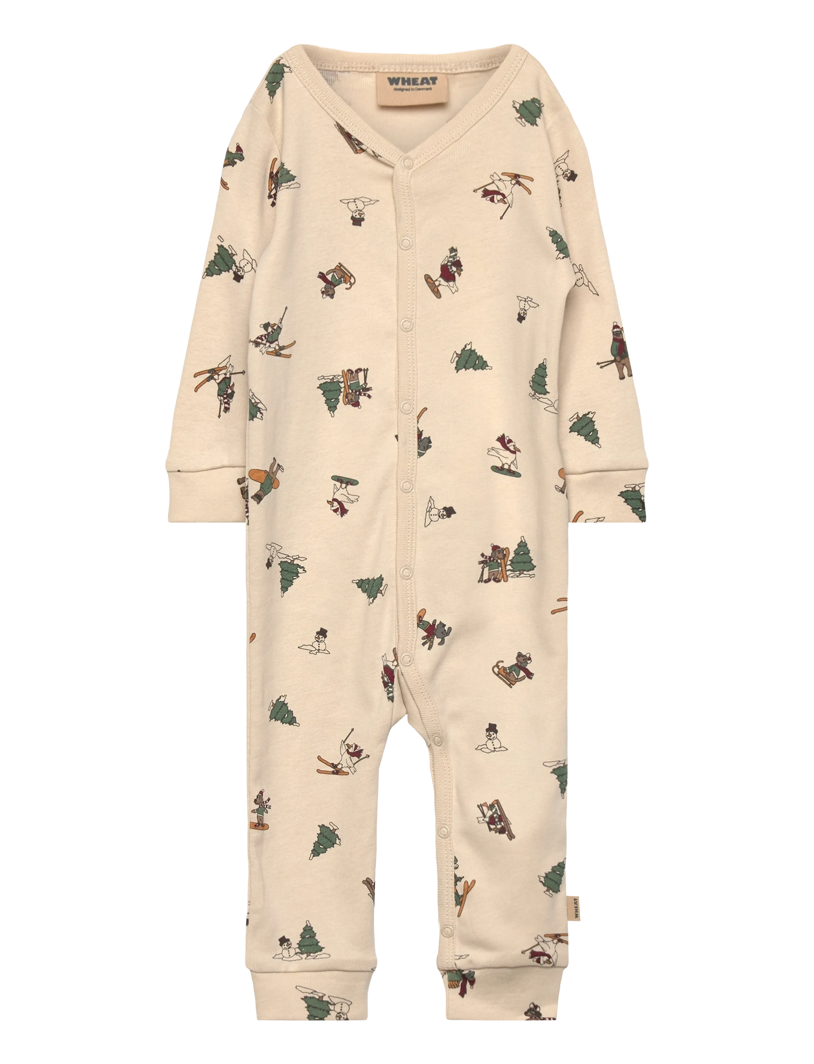 Wheat Jumpsuit Bendji, 80, Beige > Jumpsuits, Børn