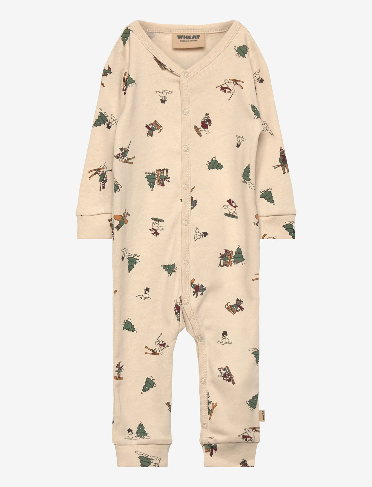 Wheat - Jumpsuit Bendji - buksedragter - offwhite winterland - 0
