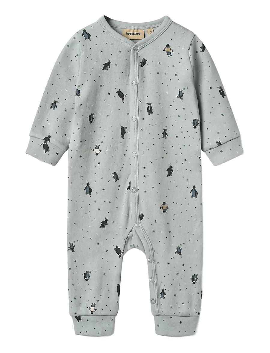 Wheat - Jumpsuit Bendji - langärmelig - soft rain penguins - 0