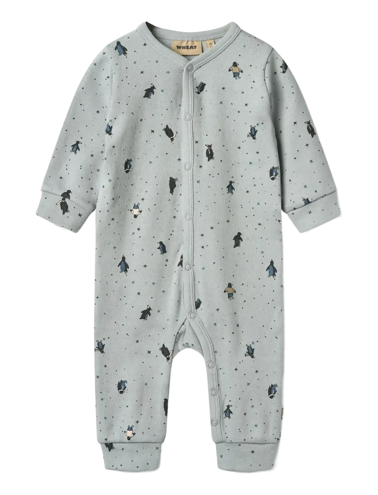 Wheat Jumpsuit Bendji - Strampler - SOFT RAIN PENGUINS / blue